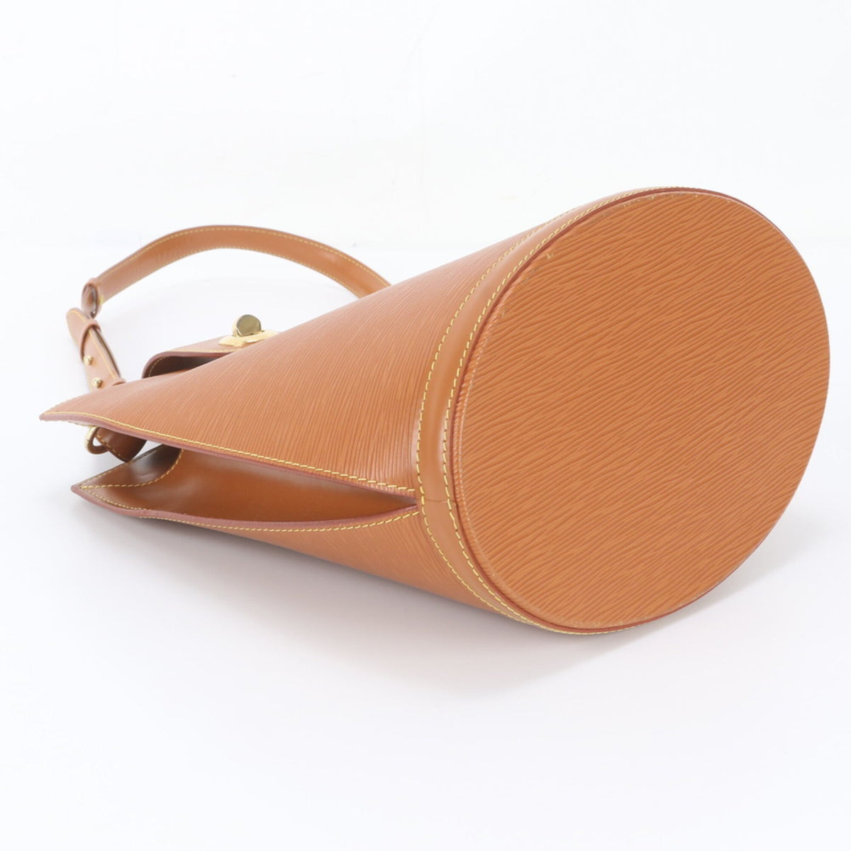 Louis Vuitton Gold Cipango Leather Handbag Shoulder Bag Tote Bag (Pre-Owned)
