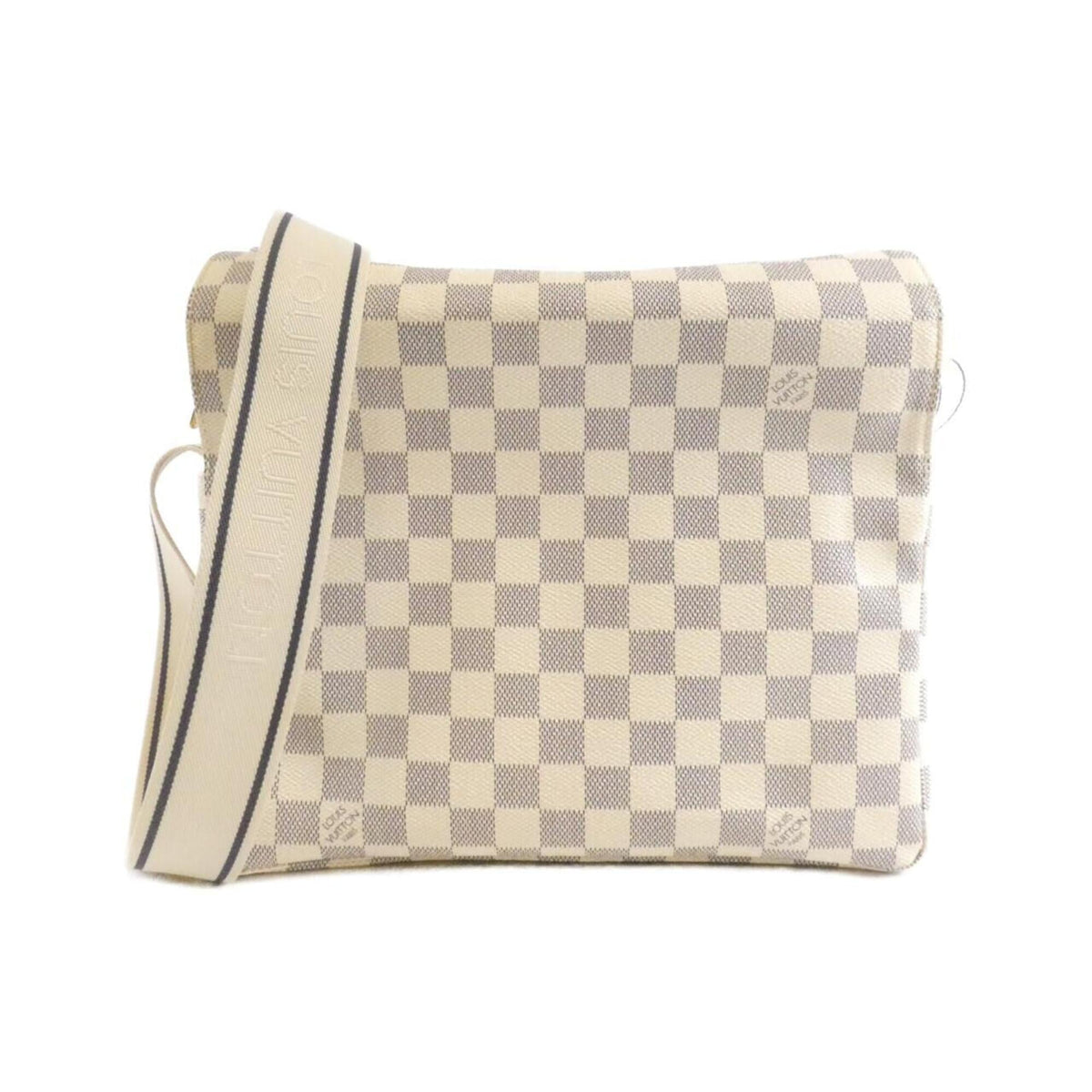 Louis Vuitton Azur Coated Canvas Shoulder Bag (Pre-Owned)