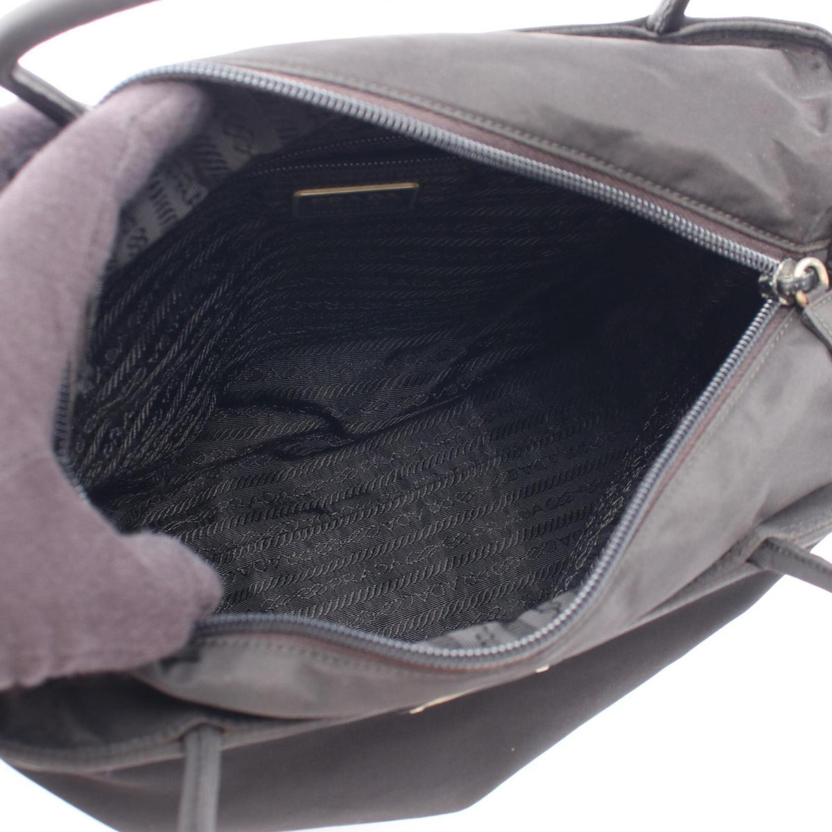 Prada Black Nylon Handbag (Pre-Owned)