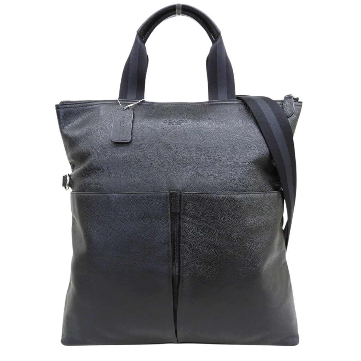 Coach Black Leather Shoulder Bag (Pre-Owned)