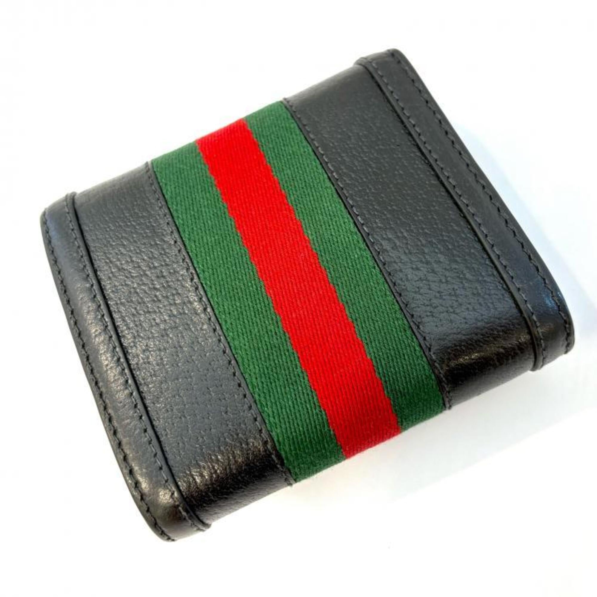 Gucci Black Leather Wallet (Bi-Fold) (Pre-Owned)