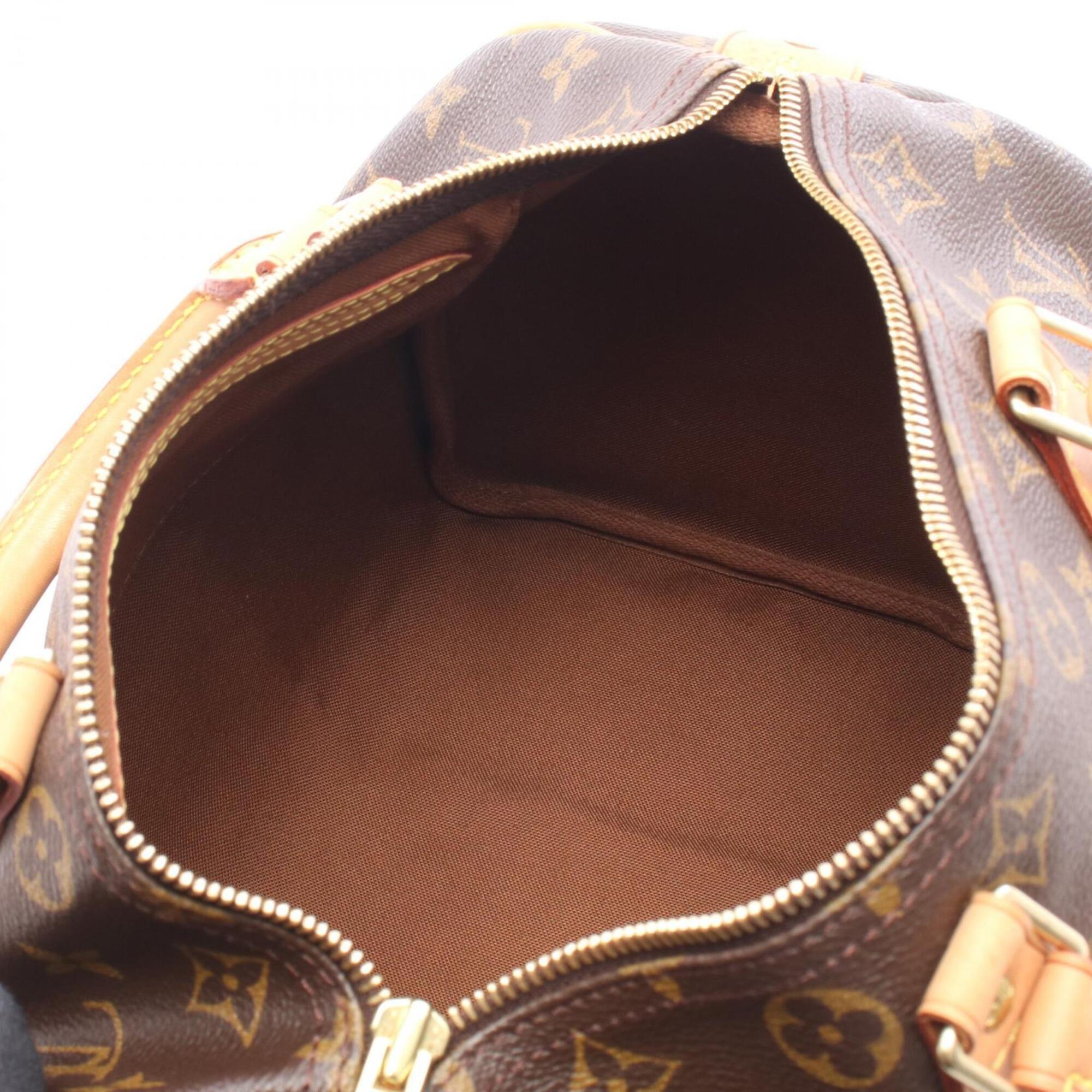 Louis Vuitton Brown Pvc Coated Canvas Leather Handbag (Pre-Owned)