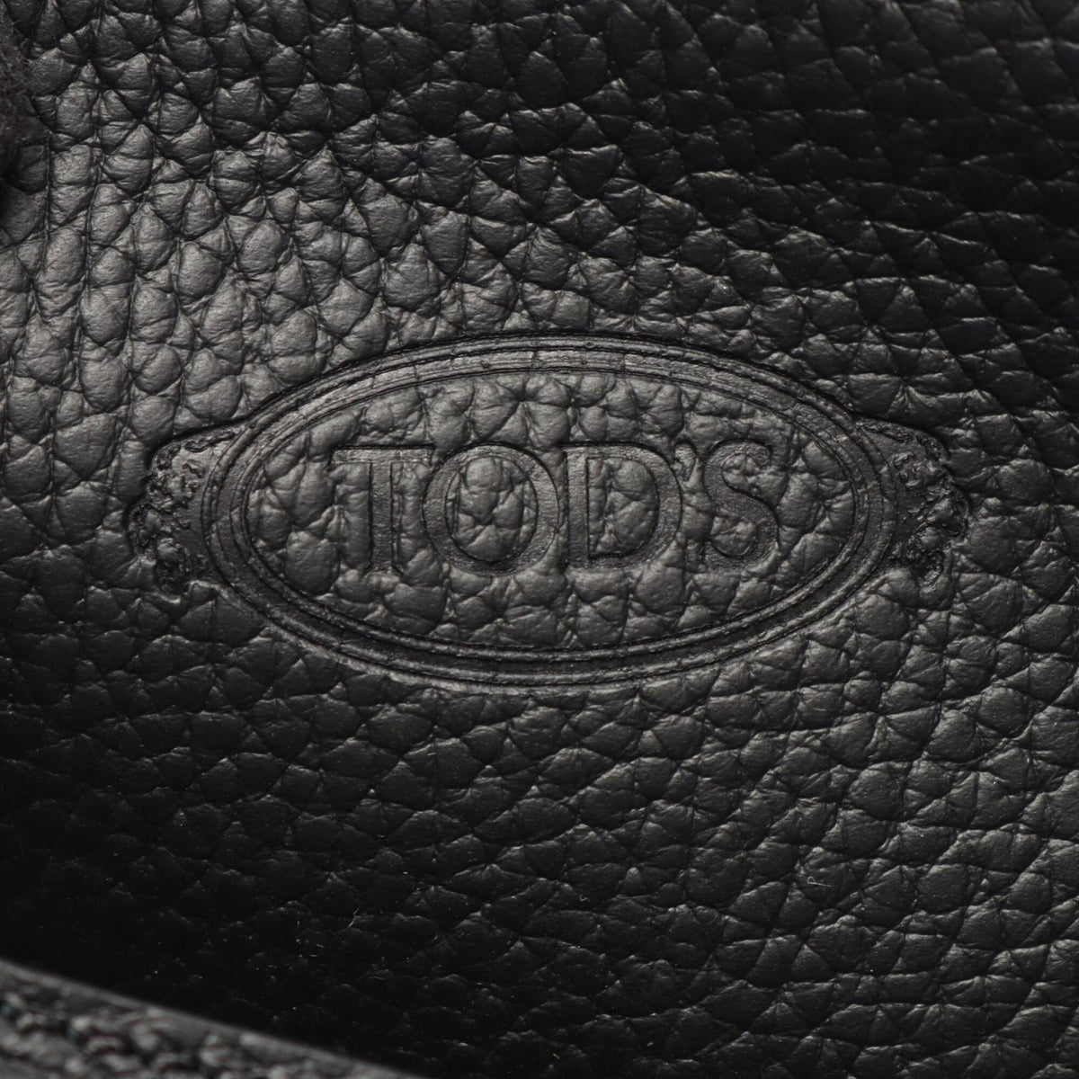 Tod's Black Leather Handbag Shoulder Bag (Pre-Owned)