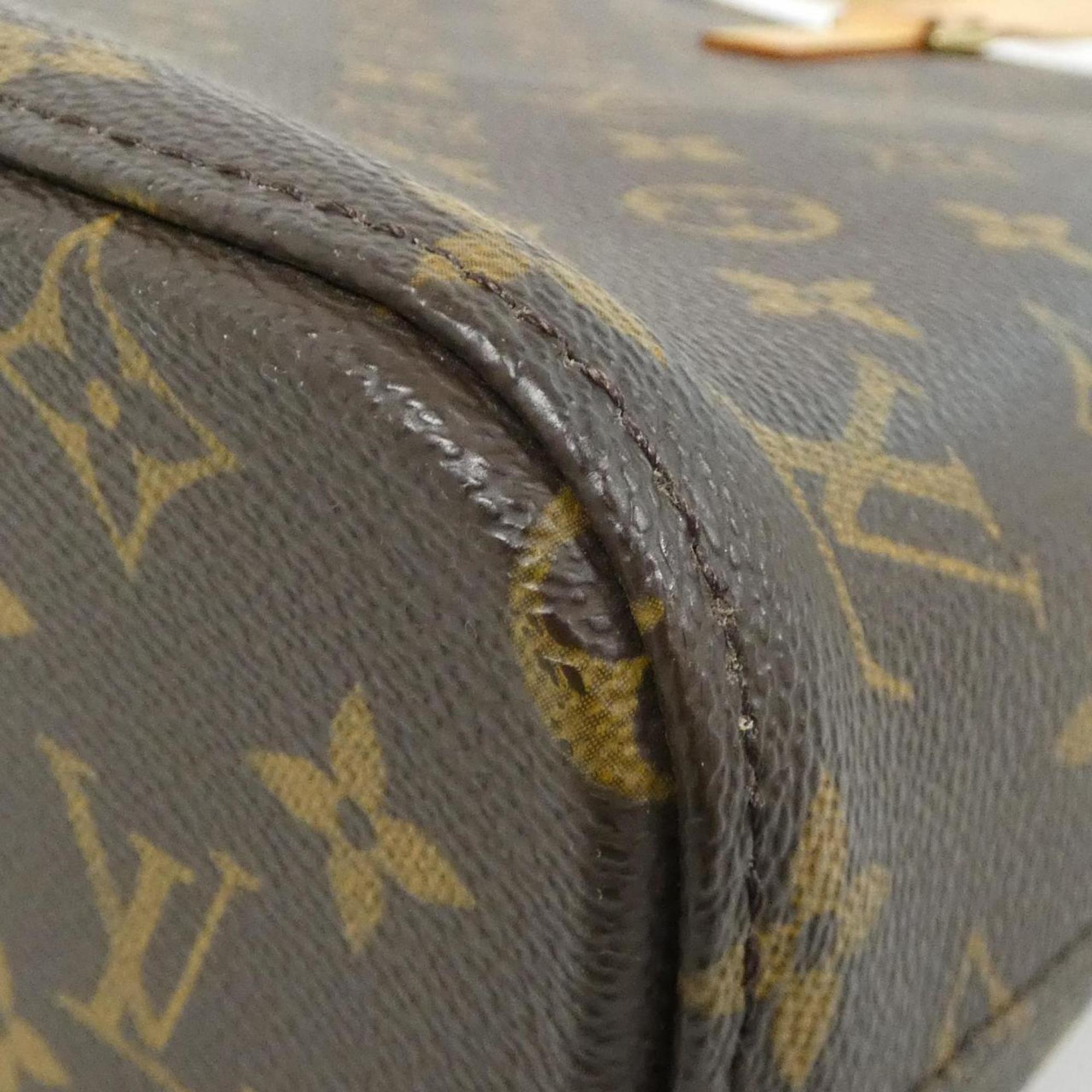 Louis Vuitton Monogram Marron Coated Canvas Handbag (Pre-Owned)