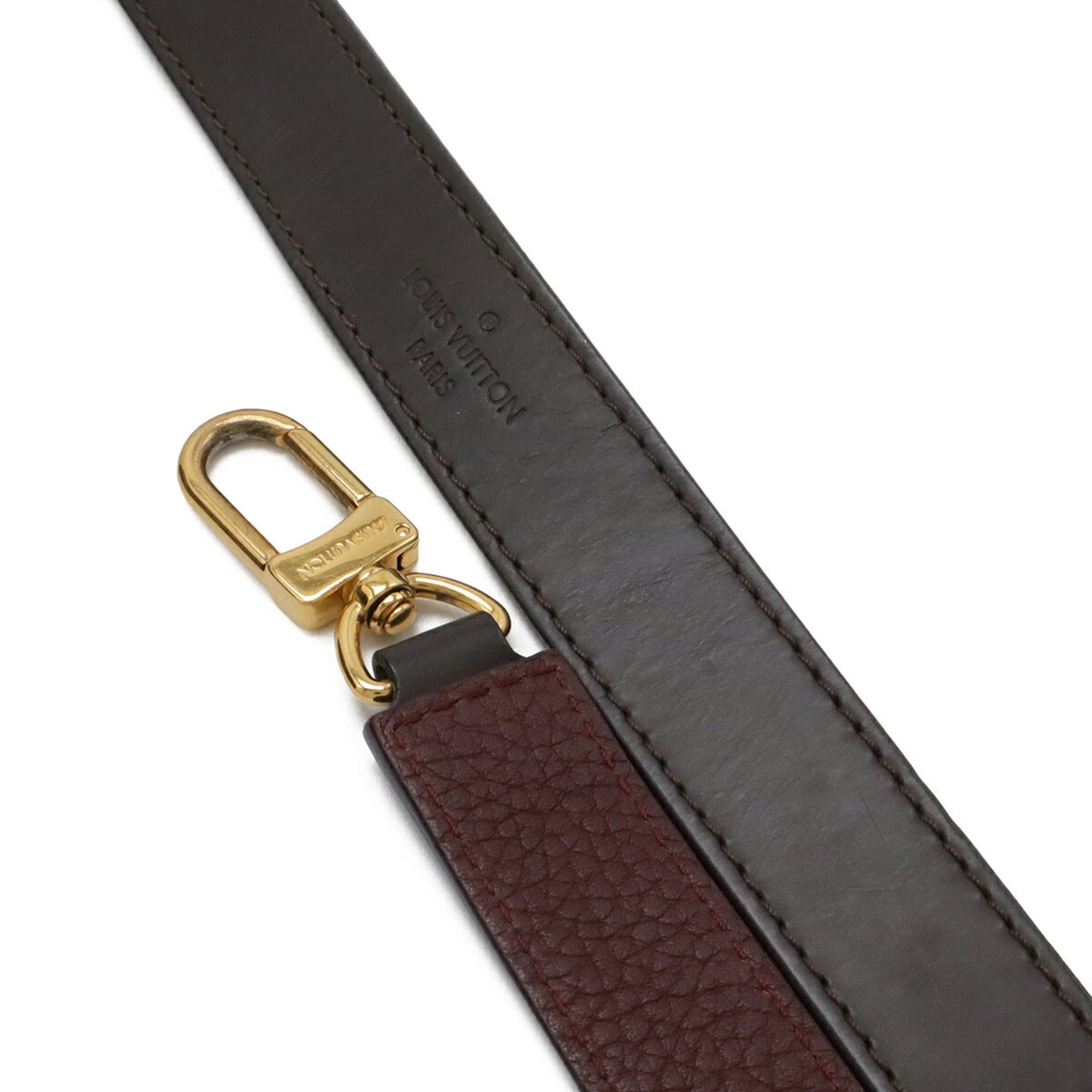 Louis Vuitton Bordeaux Brown Pvc Coated Canvas Leather Handbag Shoulder Bag (Pre-Owned)
