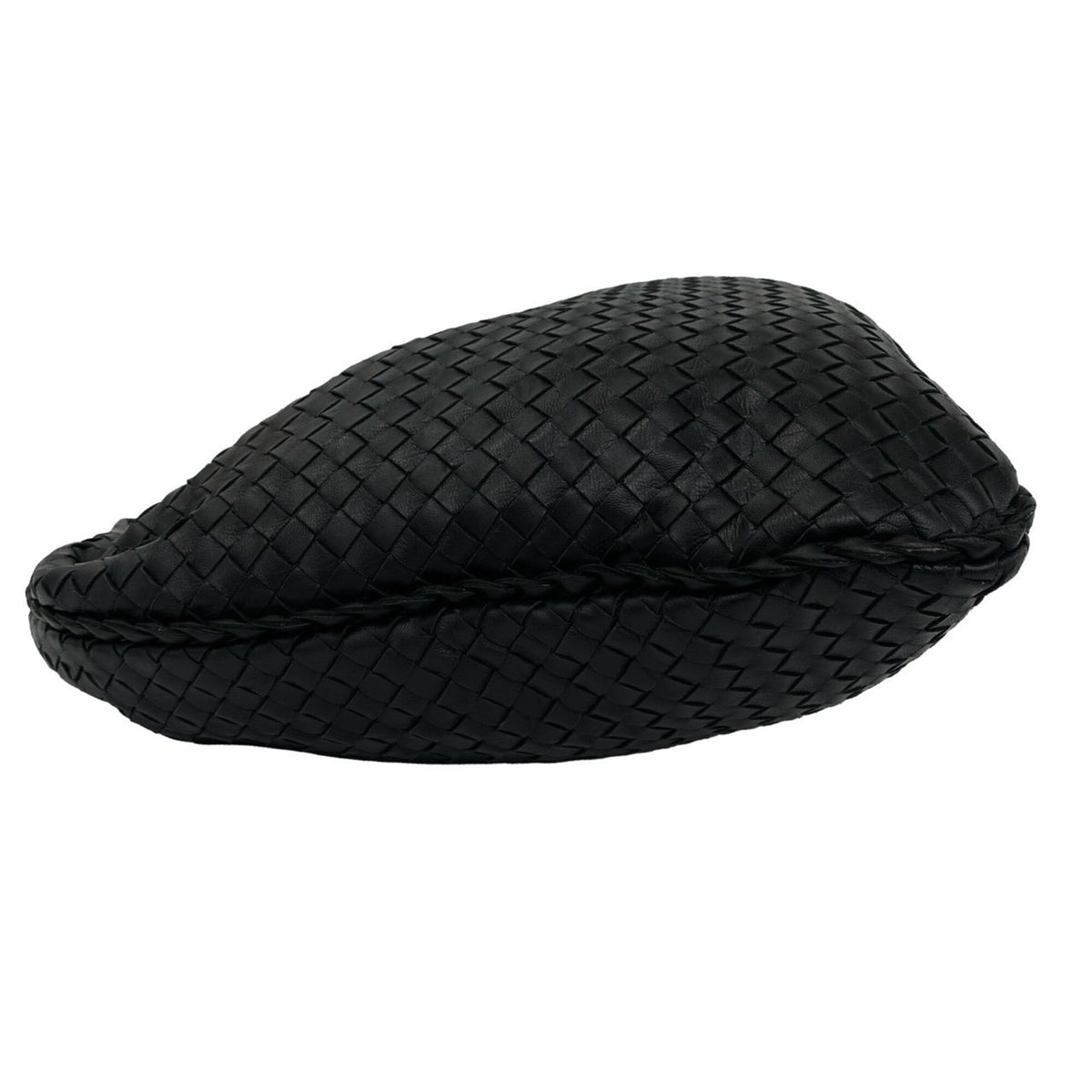 Bottega Veneta Black Leather Handbag Tote Bag (Pre-Owned)