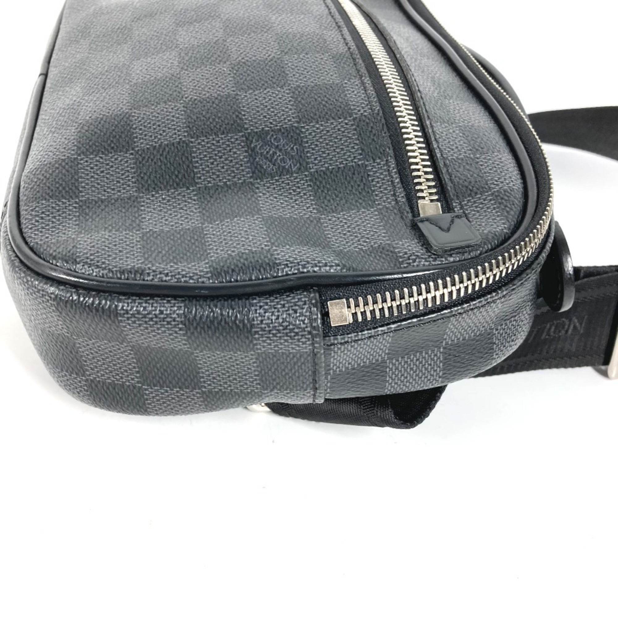 Louis Vuitton Damier Graphite Black Damier Graphite Shoulder Bag Sling Bag (Pre-Owned)