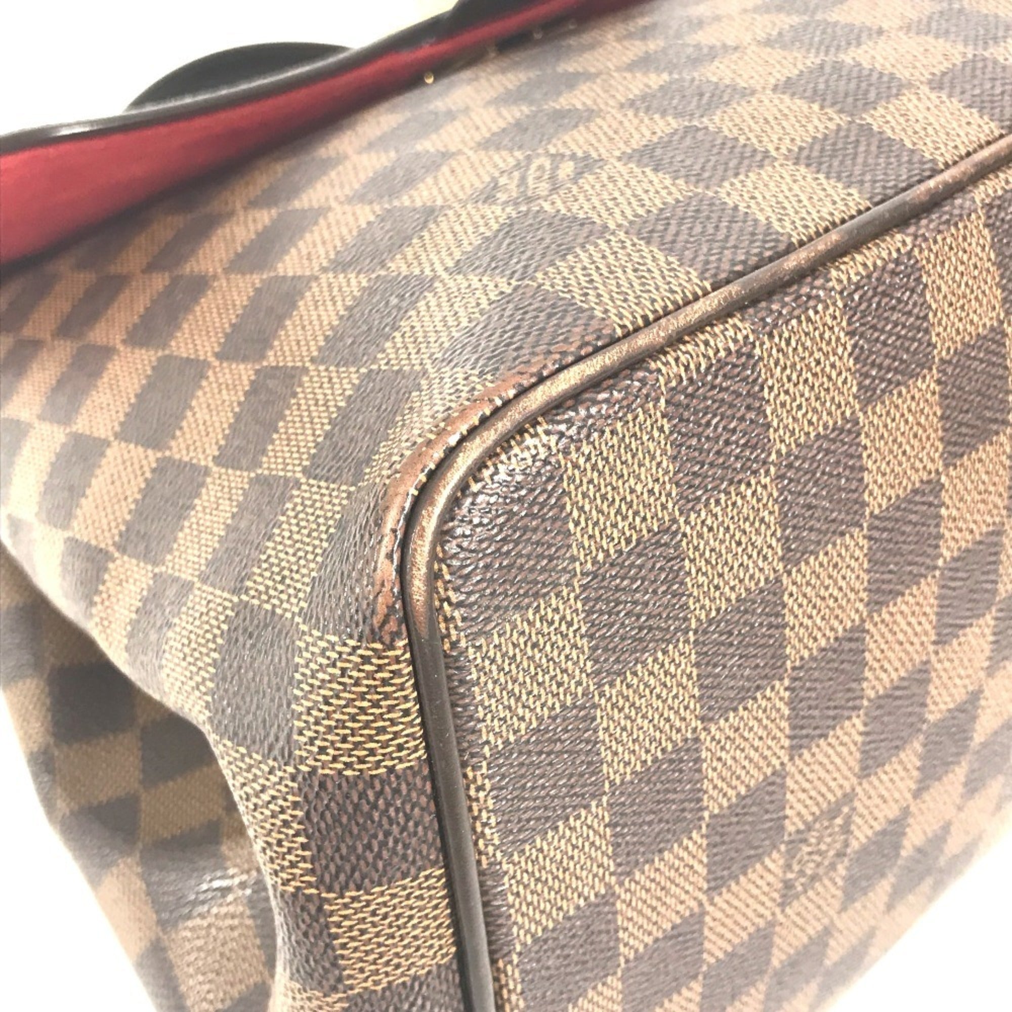 Louis Vuitton Brown Damier Canvas Ebene Damier Canvas Handbag Shoulder Bag (Pre-Owned)