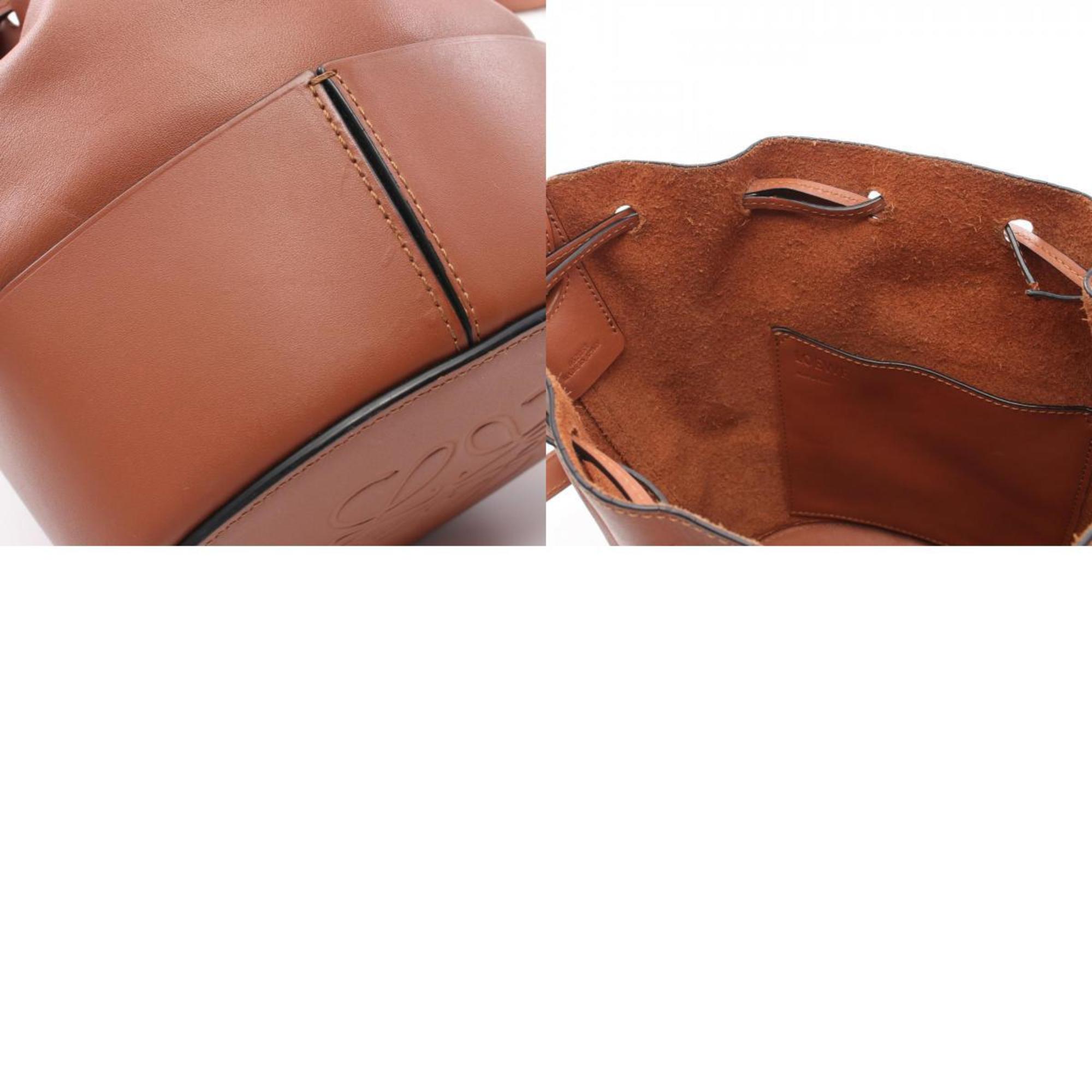 Loewe Brown Leather Shoulder Bag (Pre-Owned)