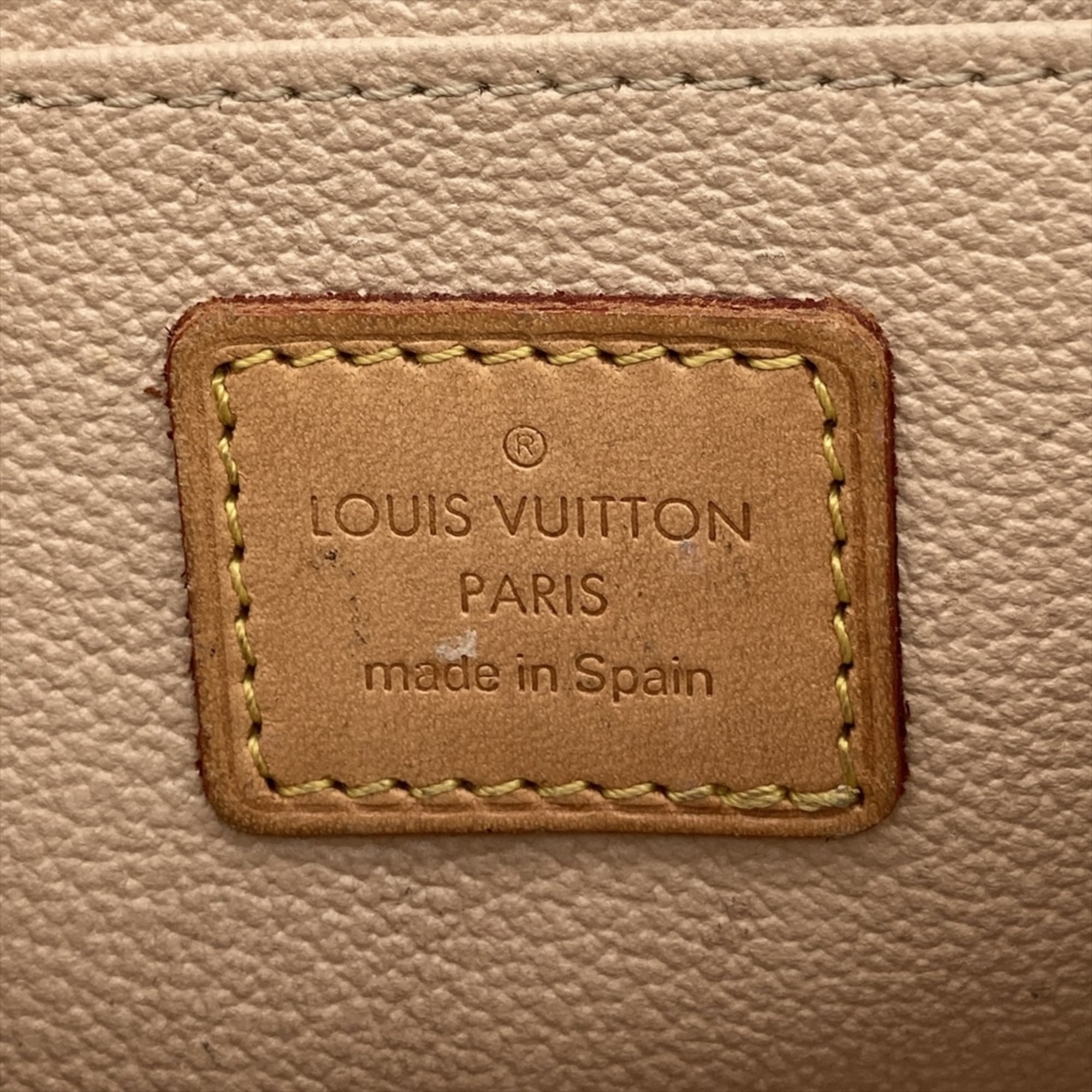 Louis Vuitton Brown Monogram Canvas Handbag Pouch (Pre-Owned)