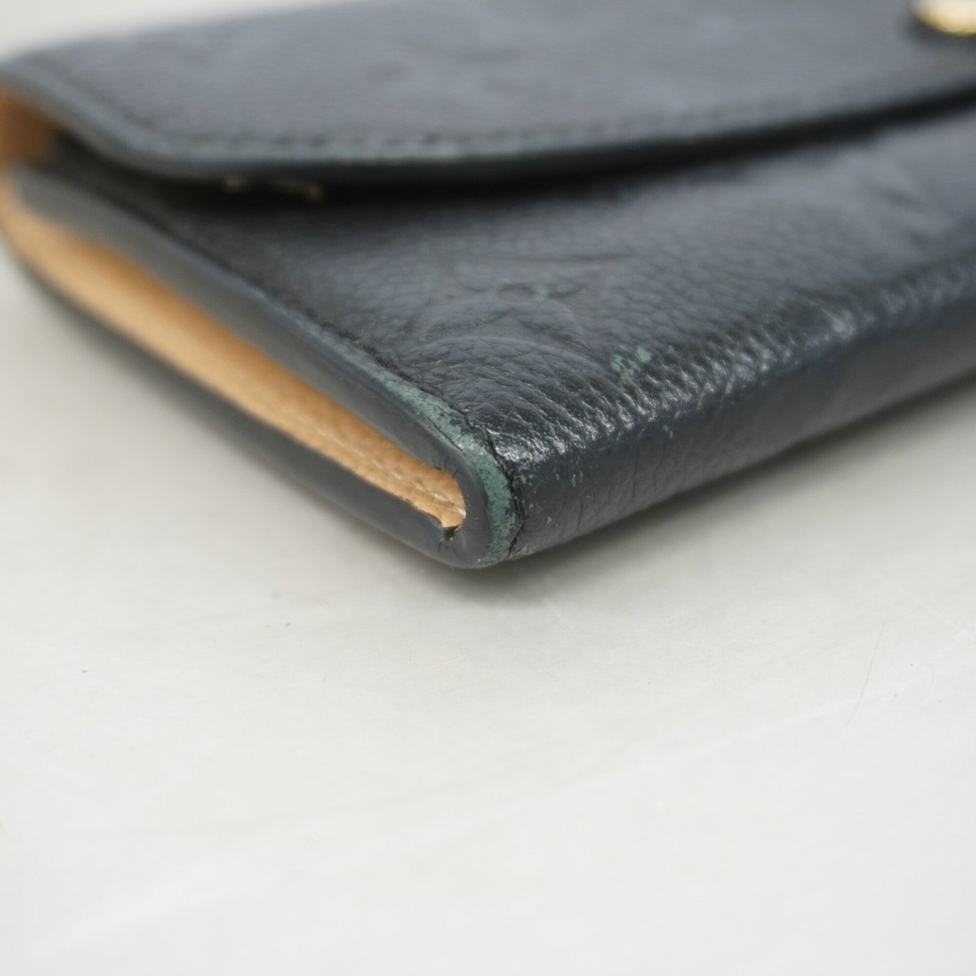 Louis Vuitton Noir Long Wallet (Bi-Fold) (Pre-Owned)