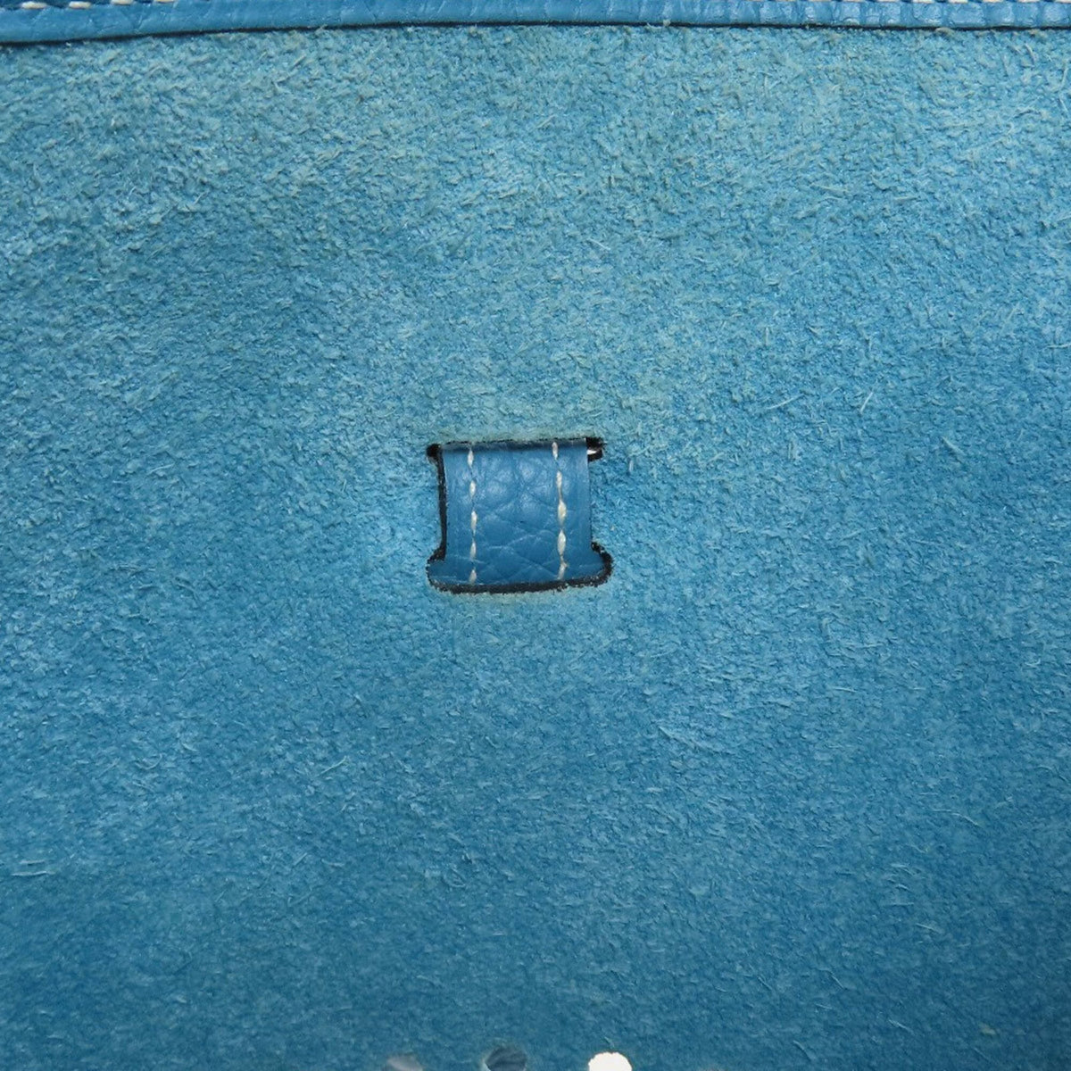 Hermes Evelyne Blue Jean Shoulder Bag (Pre-Owned)