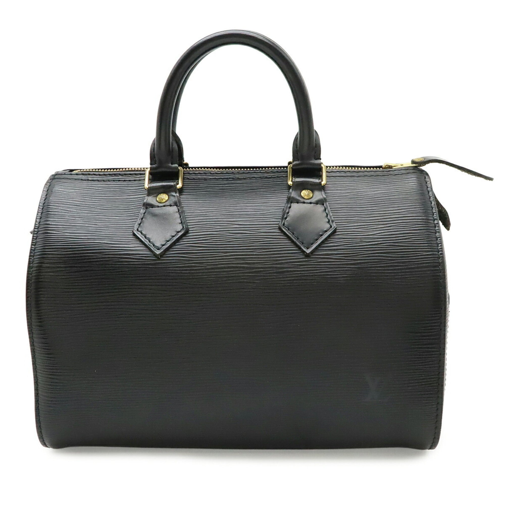 Louis Vuitton Noir Epi Leather Boston Bag Handbag (Pre-Owned)