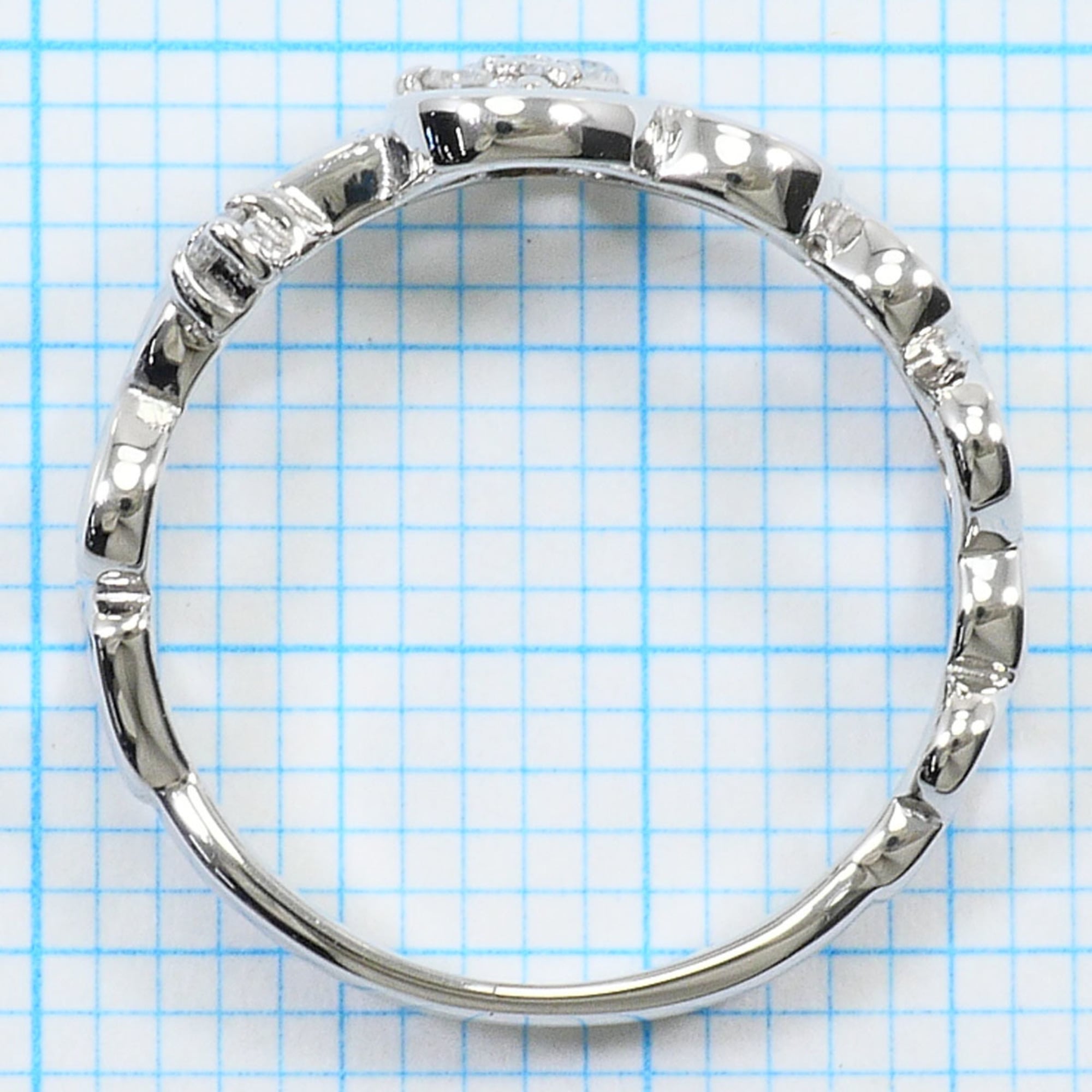 Unbranded White Gold White Gold (14K) Band Ring (Pre-Owned)