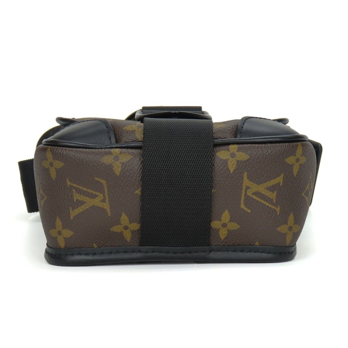 Louis Vuitton Monogram Macassar Black Brown Shoulder Bag (Pre-Owned)