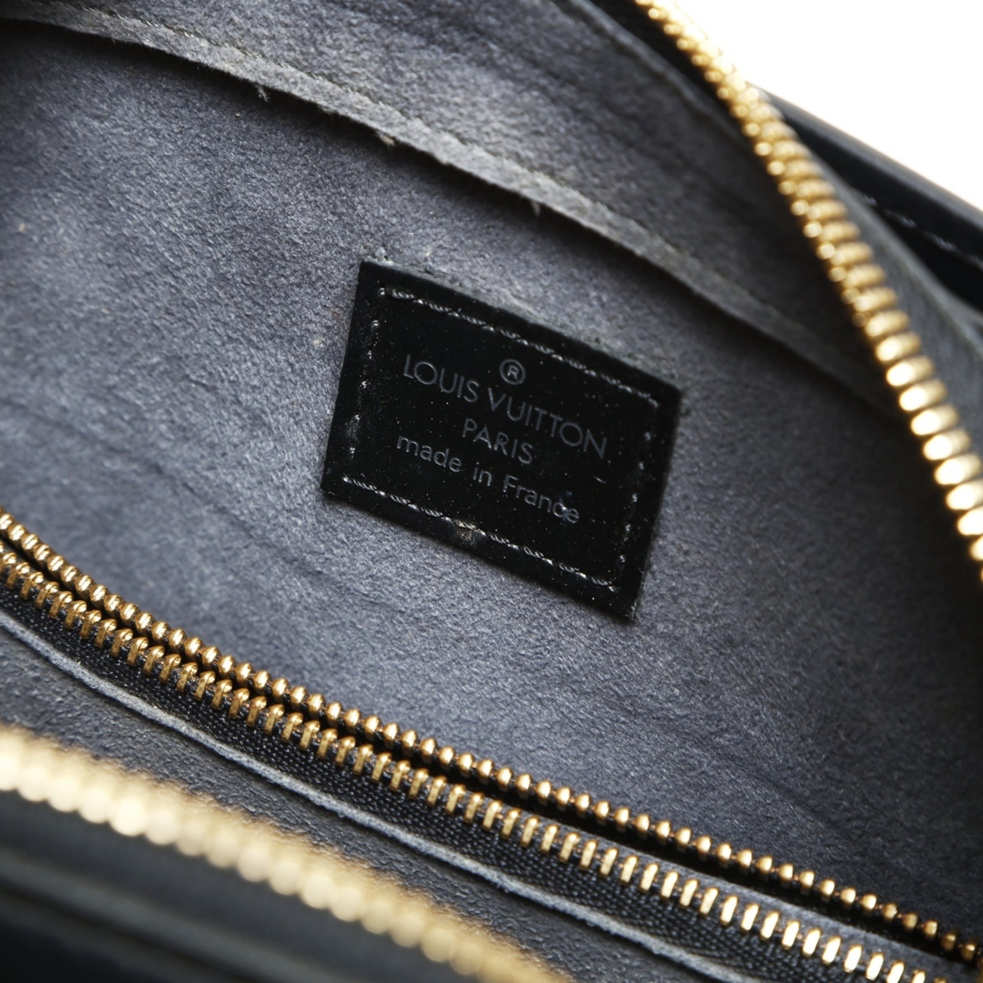 Louis Vuitton Epi Black Epi Leather Handbag (Pre-Owned)