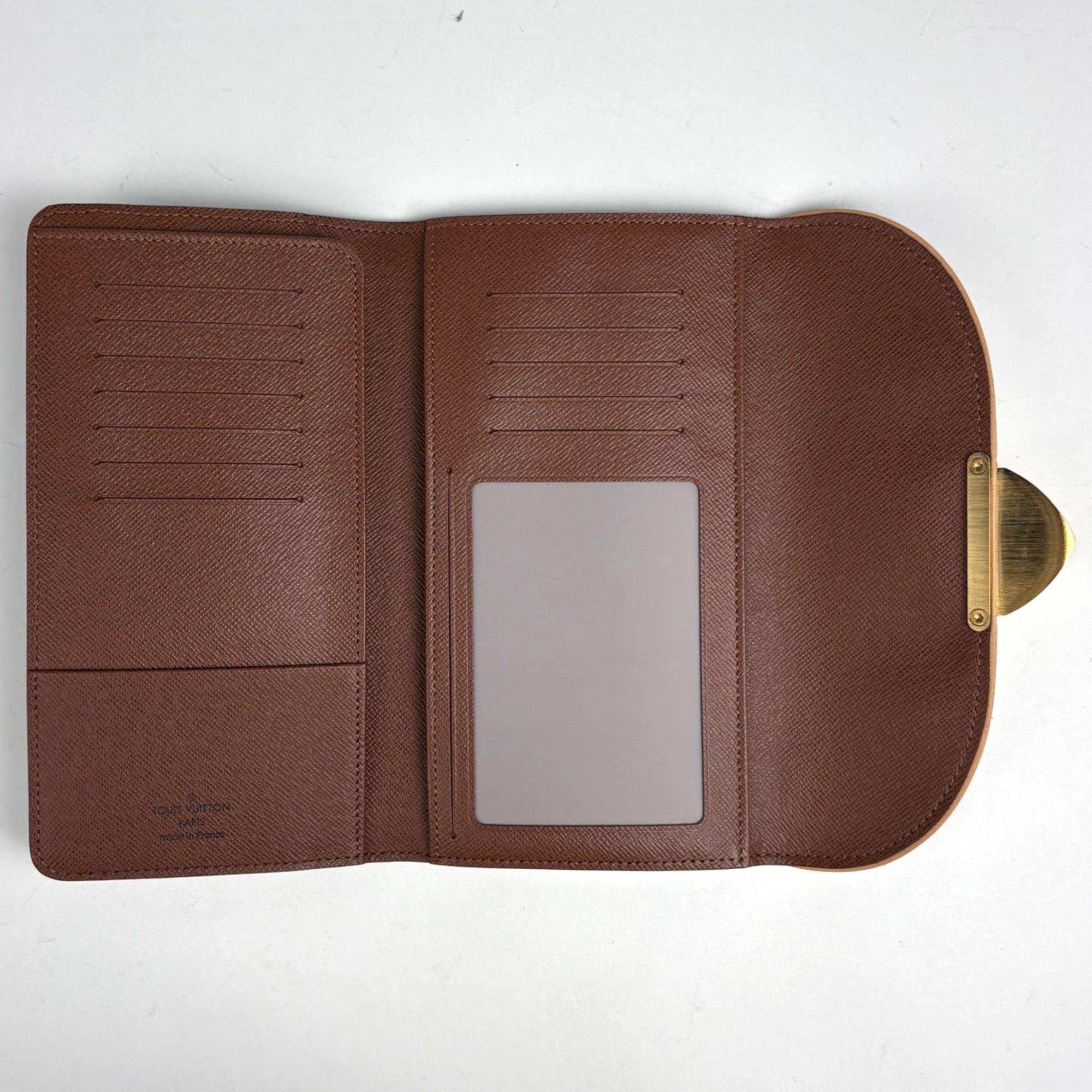 Louis Vuitton Brown Monogram Monogram Wallet (Tri-Fold) (Pre-Owned)