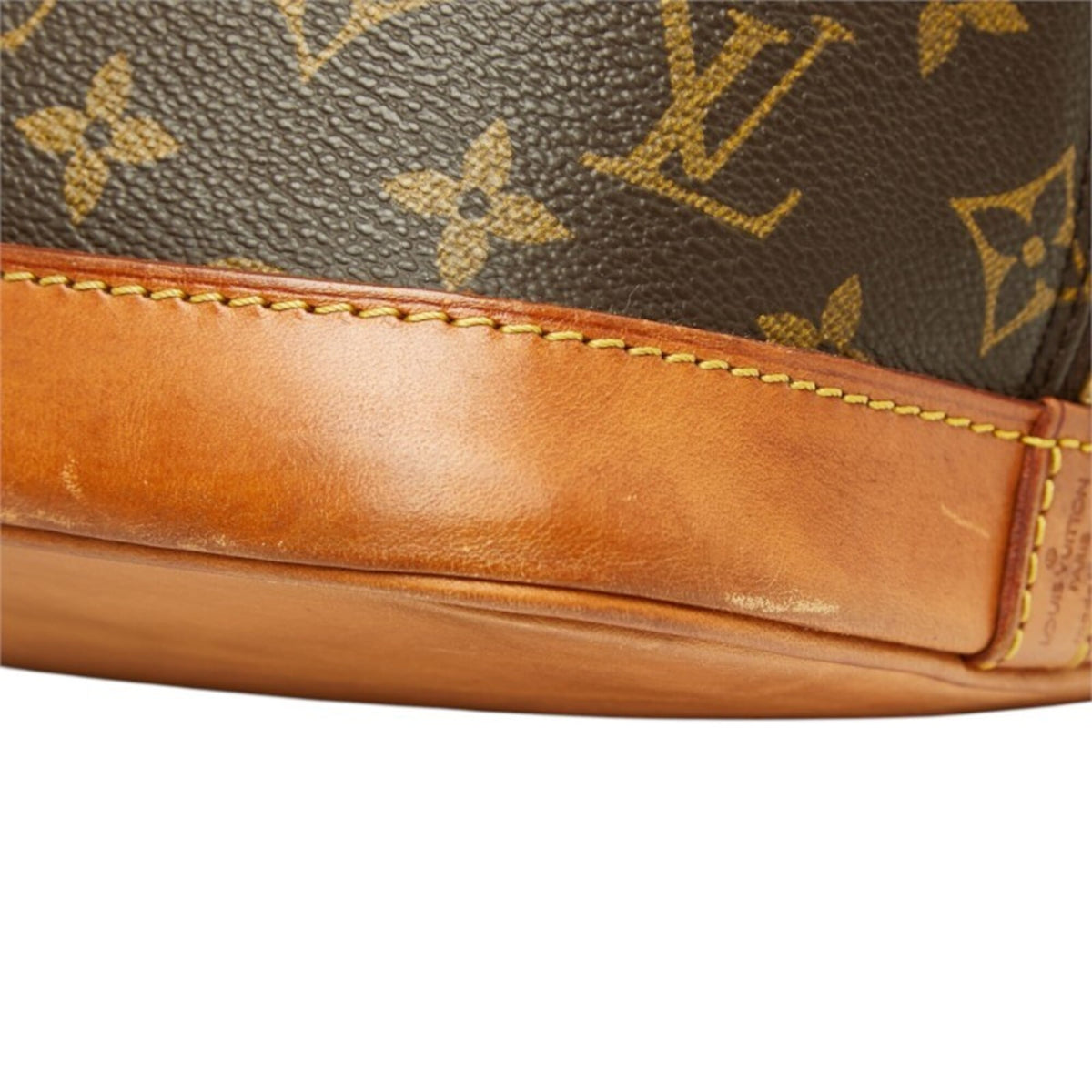 Louis Vuitton Brown Pvc Leather Handbag (Pre-Owned)