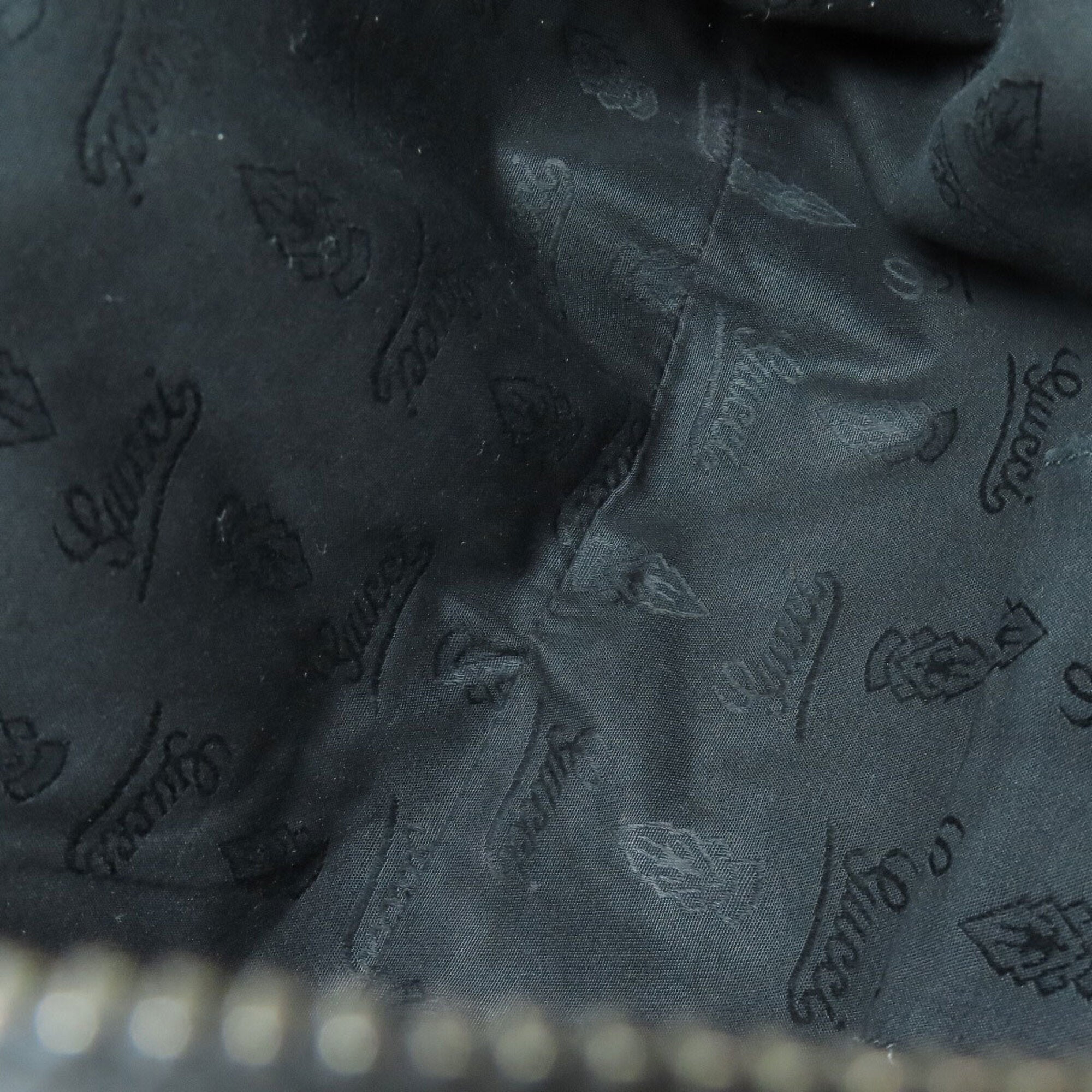 Gucci Sherry Line Black Pvc Shoulder Bag (Pre-Owned)