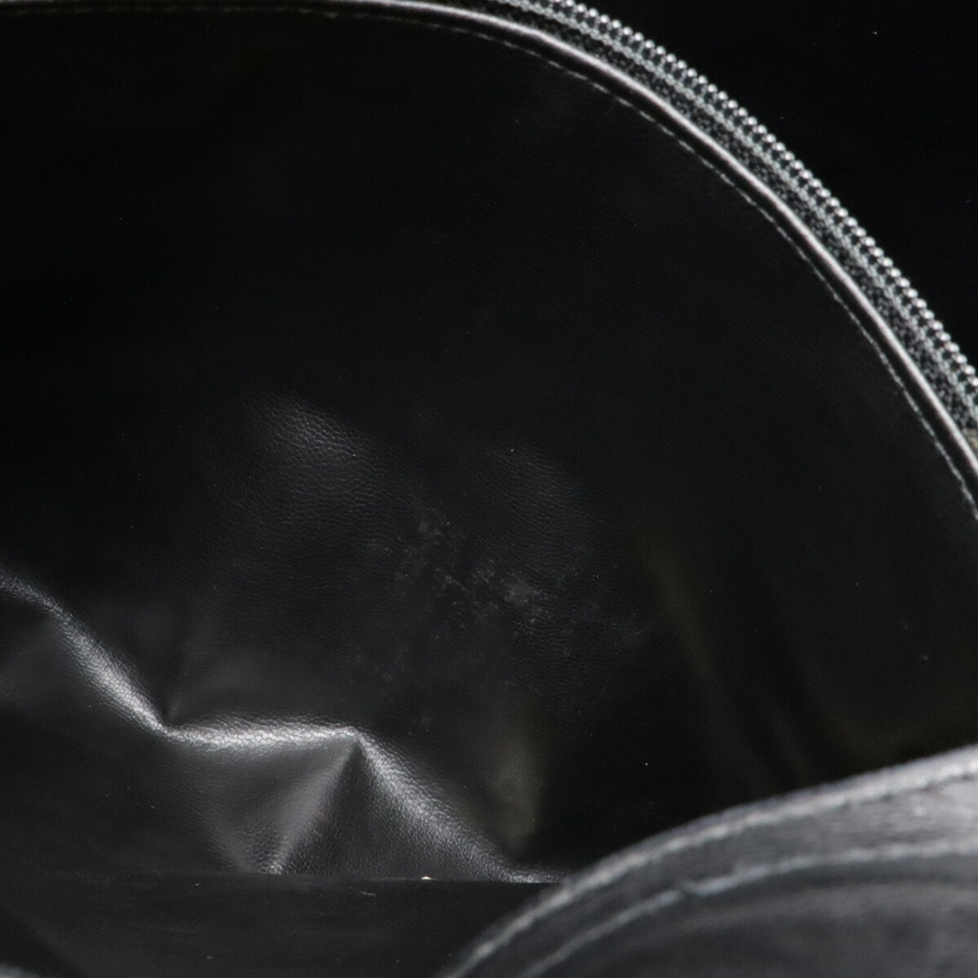 Chanel Black Leather Shoulder Bag Tote Bag (Pre-Owned)