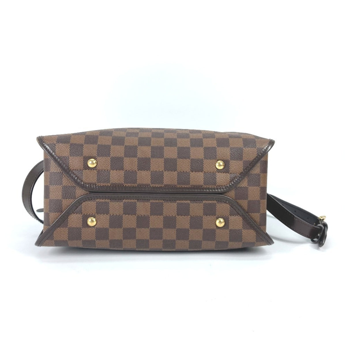 Louis Vuitton Damier Brown Damier Canvas Ebene Or Damier Canvas Shoulder Bag (Pre-Owned)