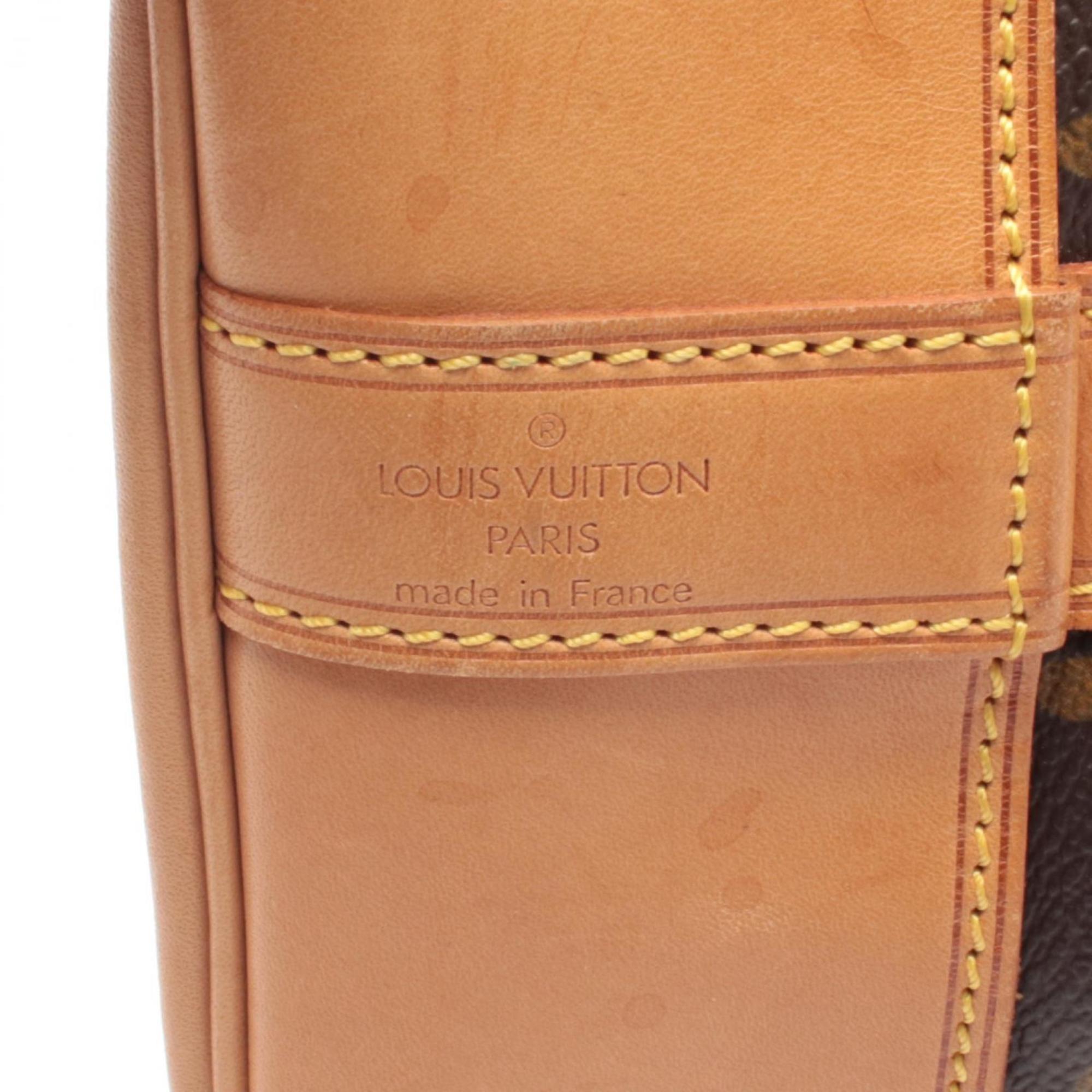Louis Vuitton Brown Monogram Coated Canvas Leather Handbag Shoulder Bag (Pre-Owned)