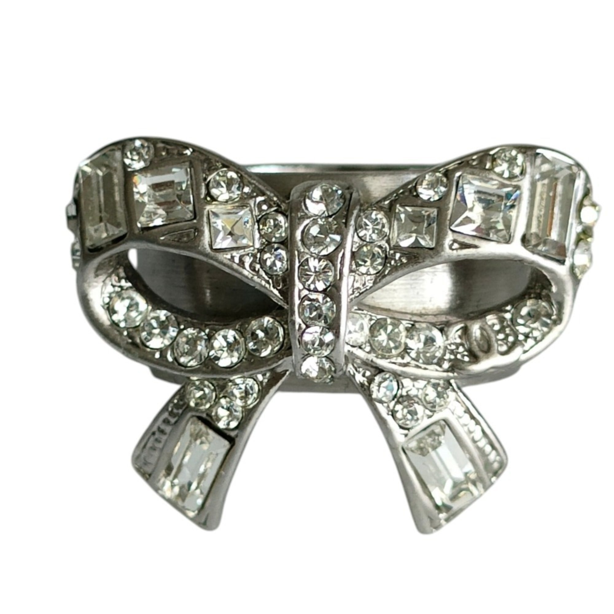 Chanel Silver Band Ring (Pre-Owned)