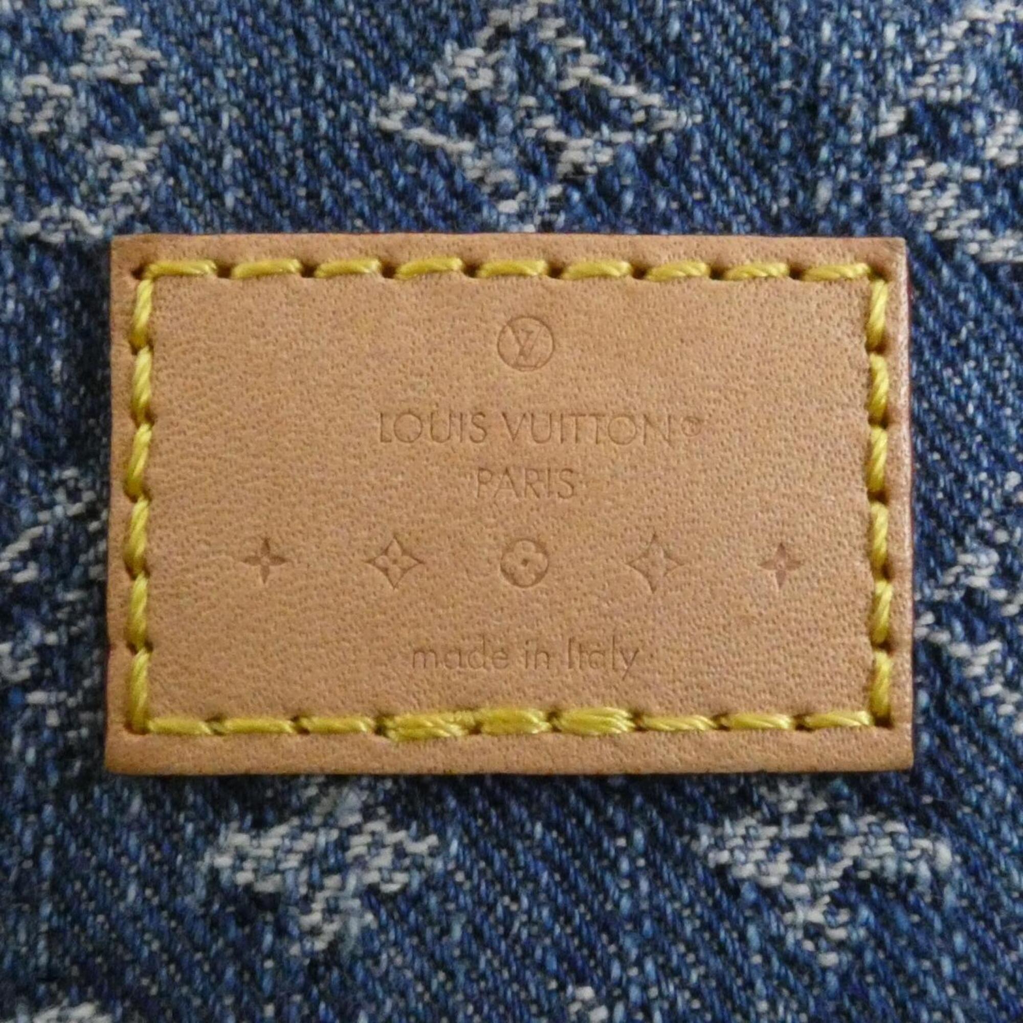 Louis Vuitton Blue Denim Shoulder Bag (Pre-Owned)
