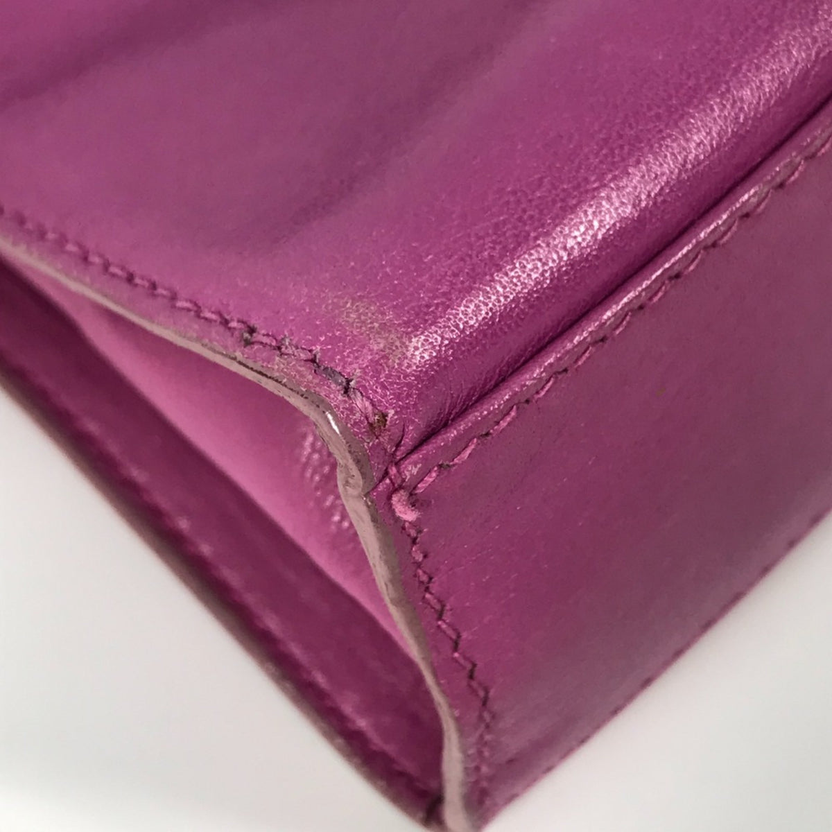 Celine Purple Leather Handbag (Pre-Owned)