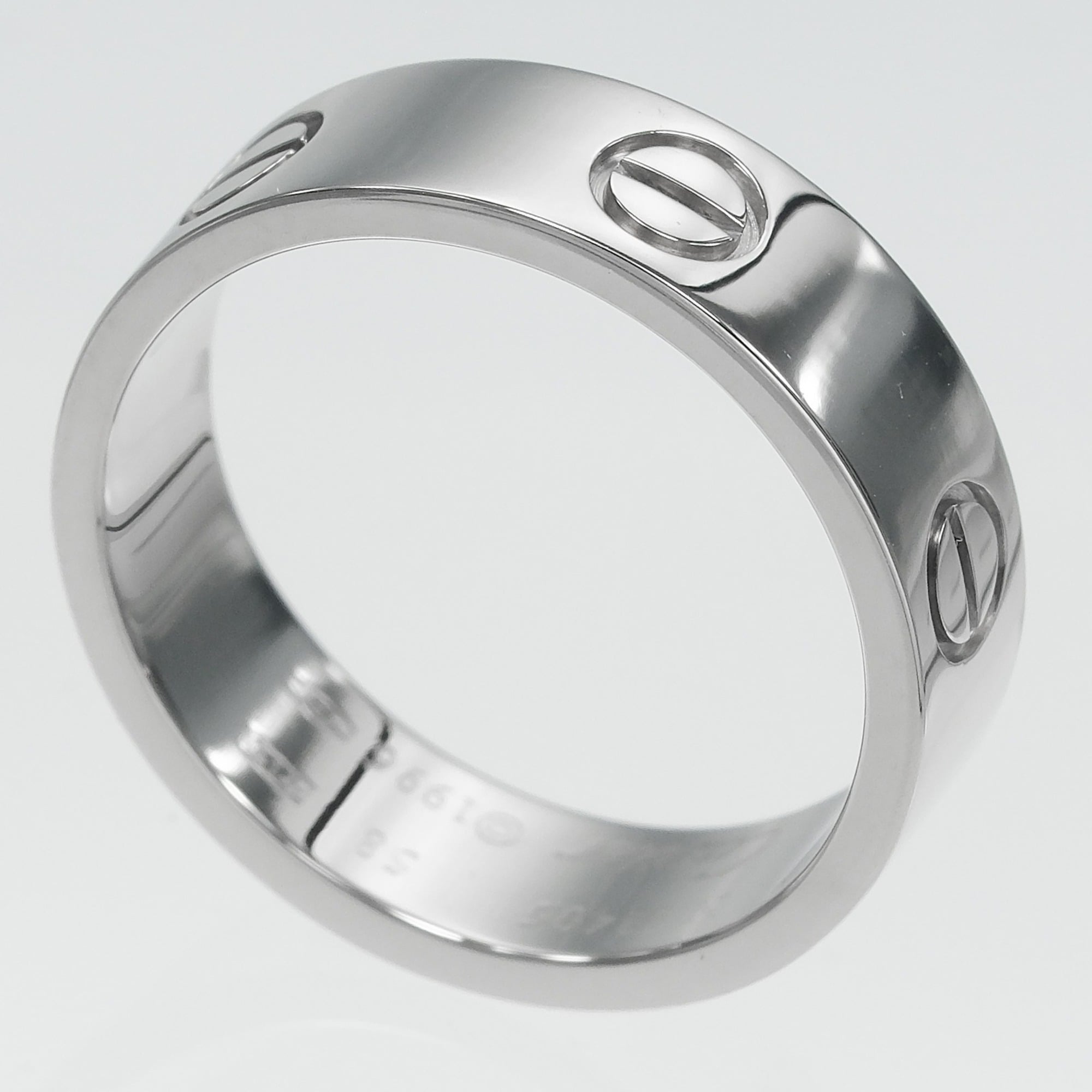Cartier Love White Gold (18K) Band Ring (Pre-Owned)