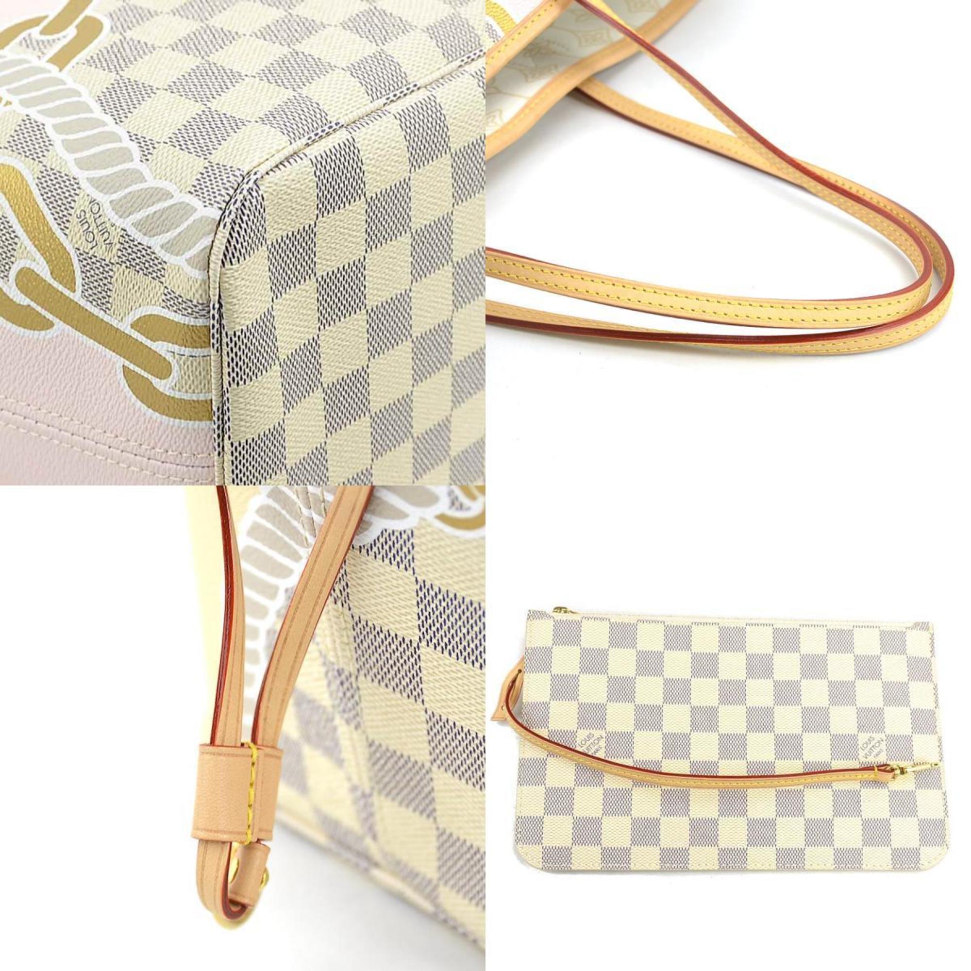 Louis Vuitton Damier Azur Ivory Damier Azur Handbag (Pre-Owned)