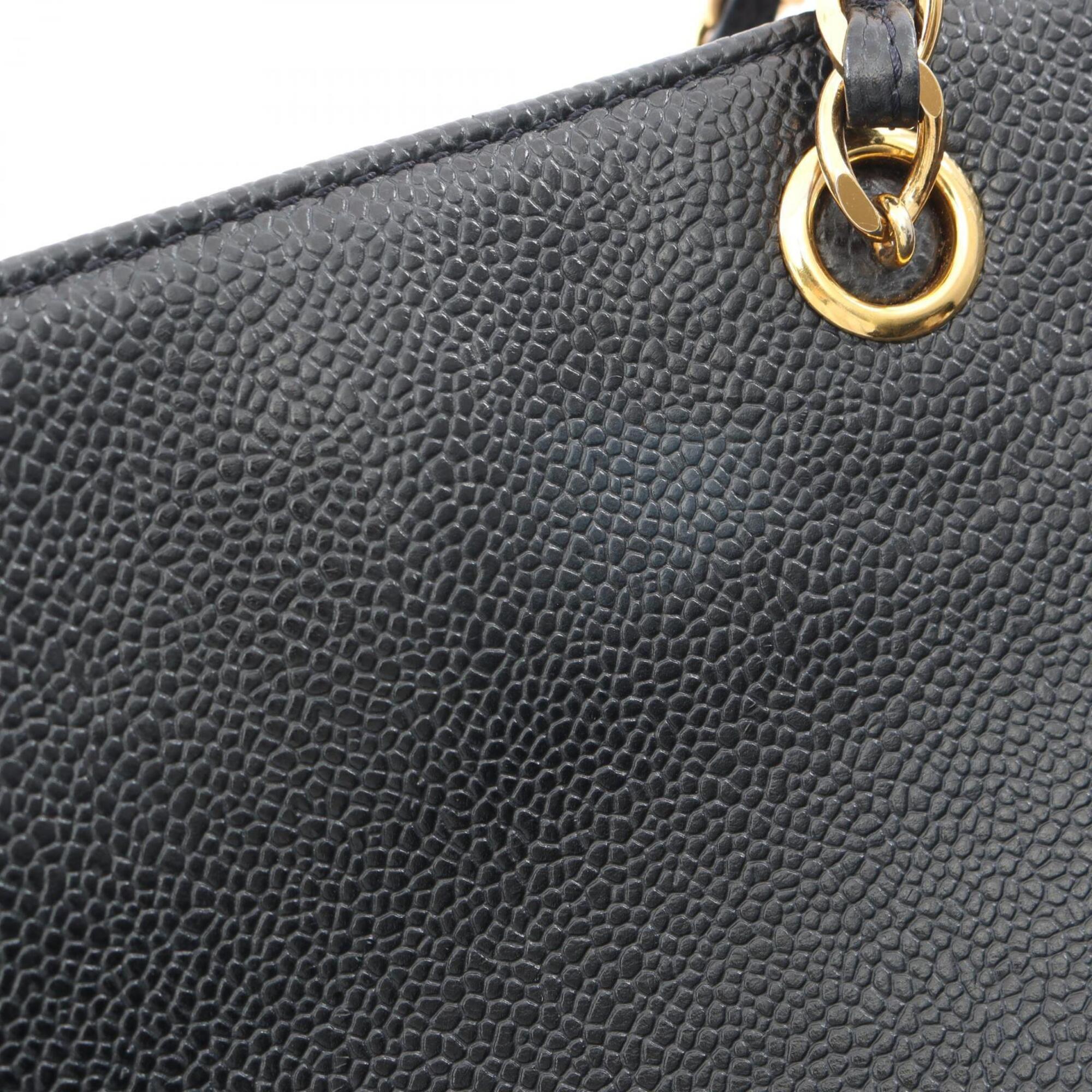 Chanel Navy Canvas Handbag (Pre-Owned)