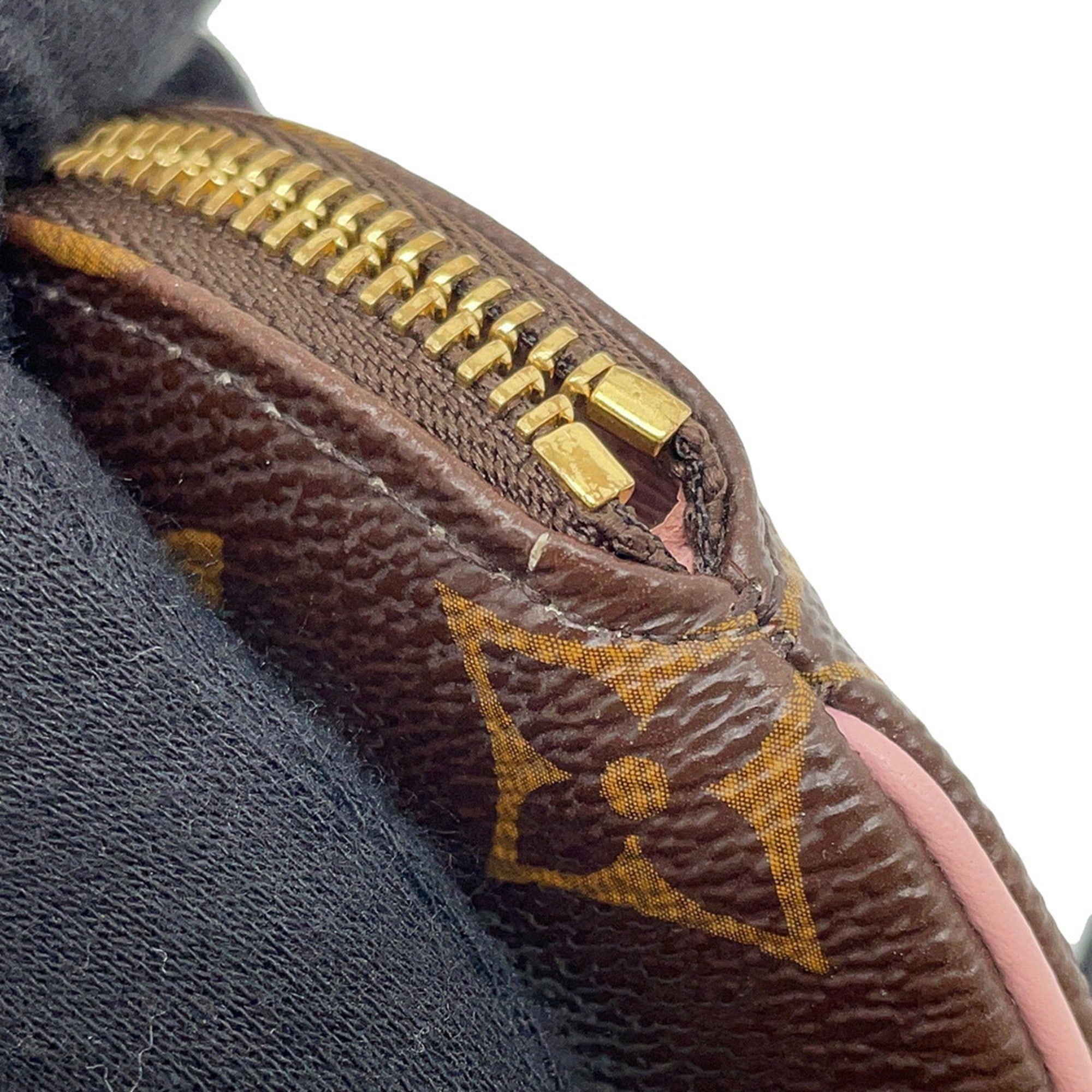 Louis Vuitton Brown Multi-Color Monogram Coin Purse/Coin Case (Pre-Owned)