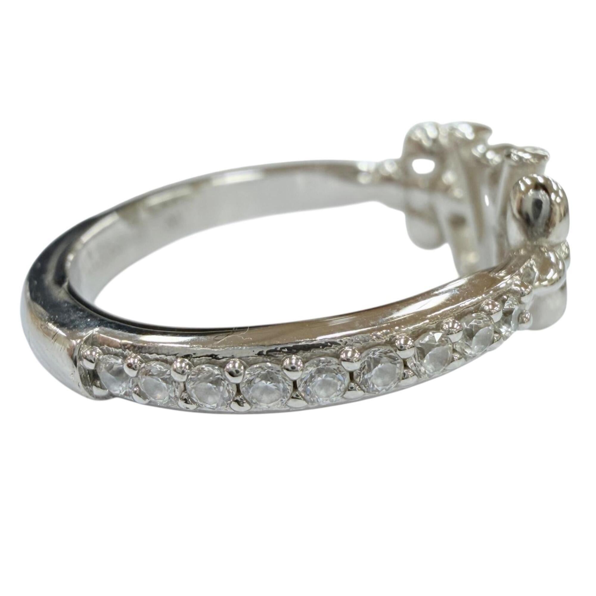 Louis Vuitton Silver Band Ring (Pre-Owned)