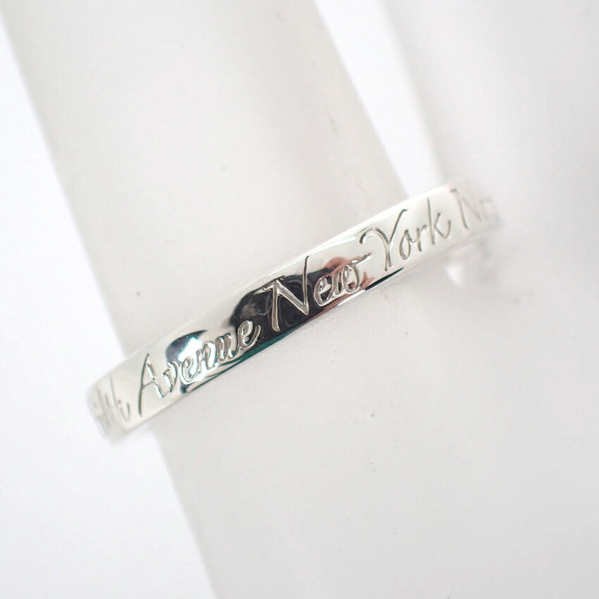 Tiffany Sterling Silver 925 Band Ring (Pre-Owned)