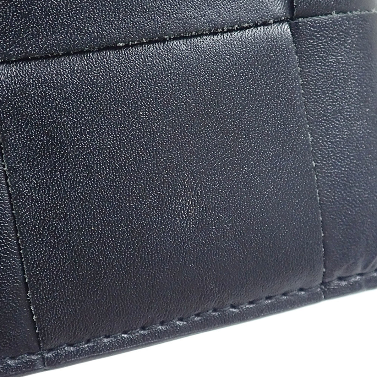Bottega Veneta Black Leather Wallet (Bi-Fold) (Pre-Owned)