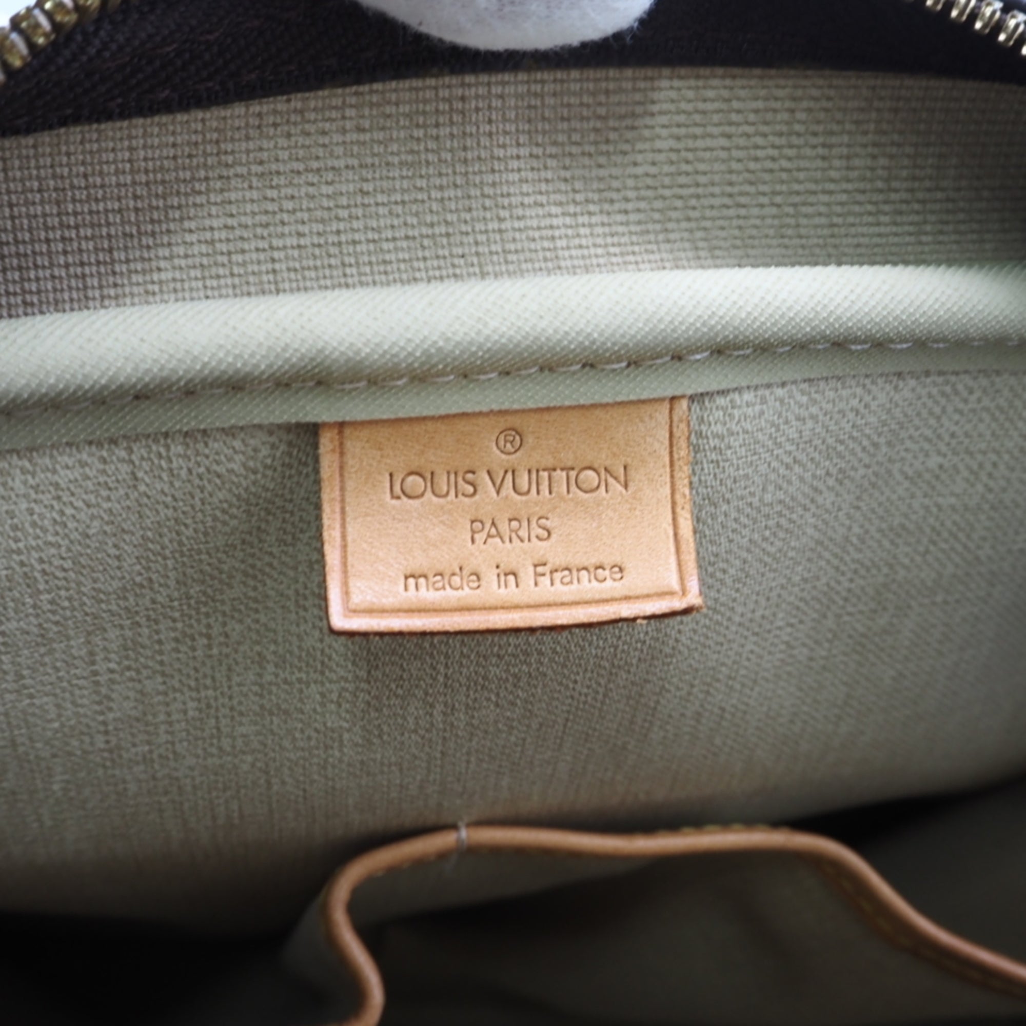 Louis Vuitton Monogram Beige Brown Monogram Handbag (Pre-Owned)