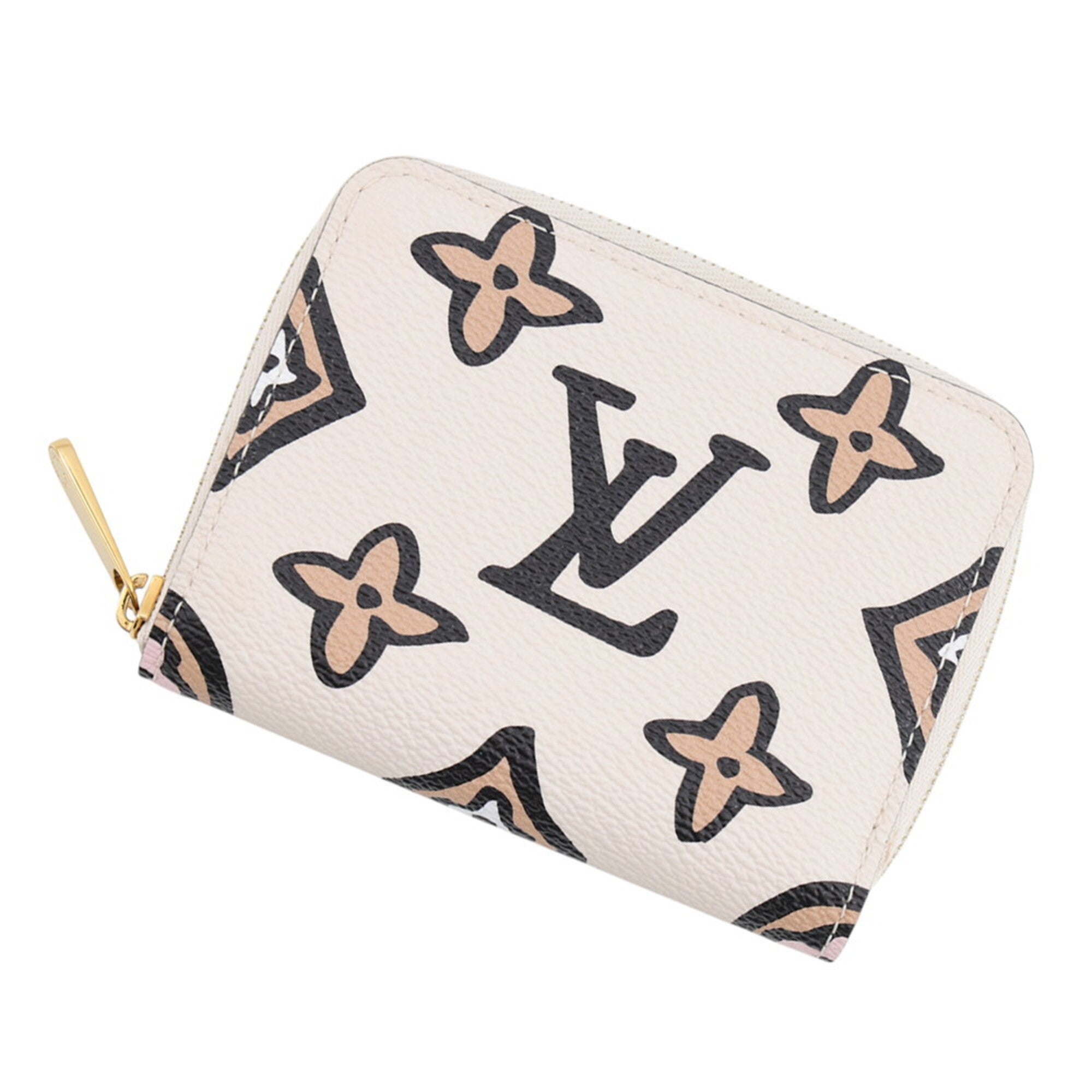 Louis Vuitton Monogram Cream Monogram Coin Purse/Coin Case (Pre-Owned)