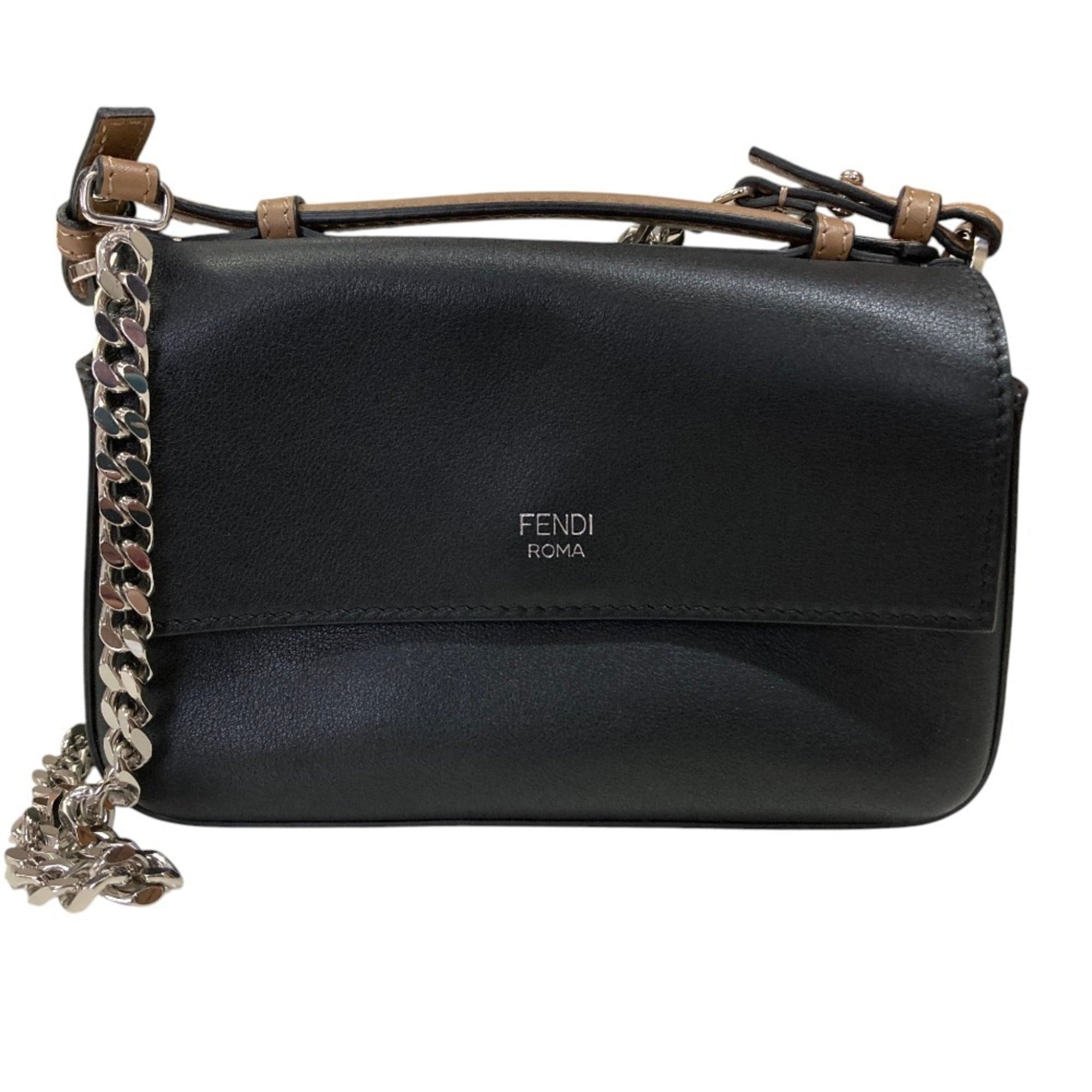 Fendi Khaki Shoulder Bag (Pre-Owned)