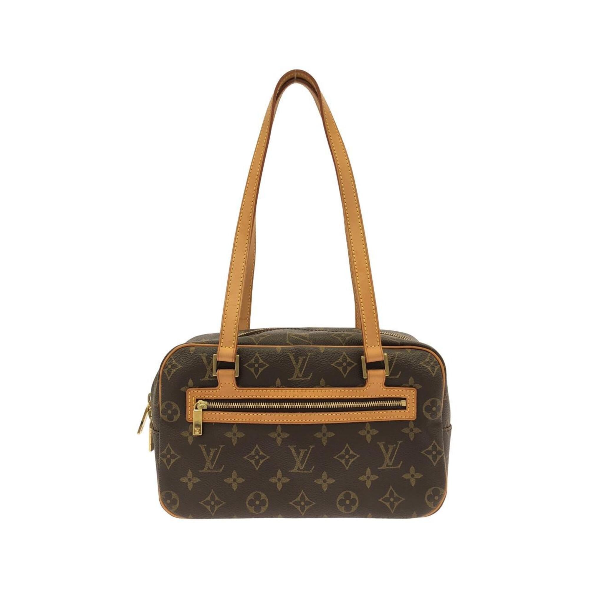 Louis Vuitton Monogram Marron Coated Canvas Shoulder Bag (Pre-Owned)