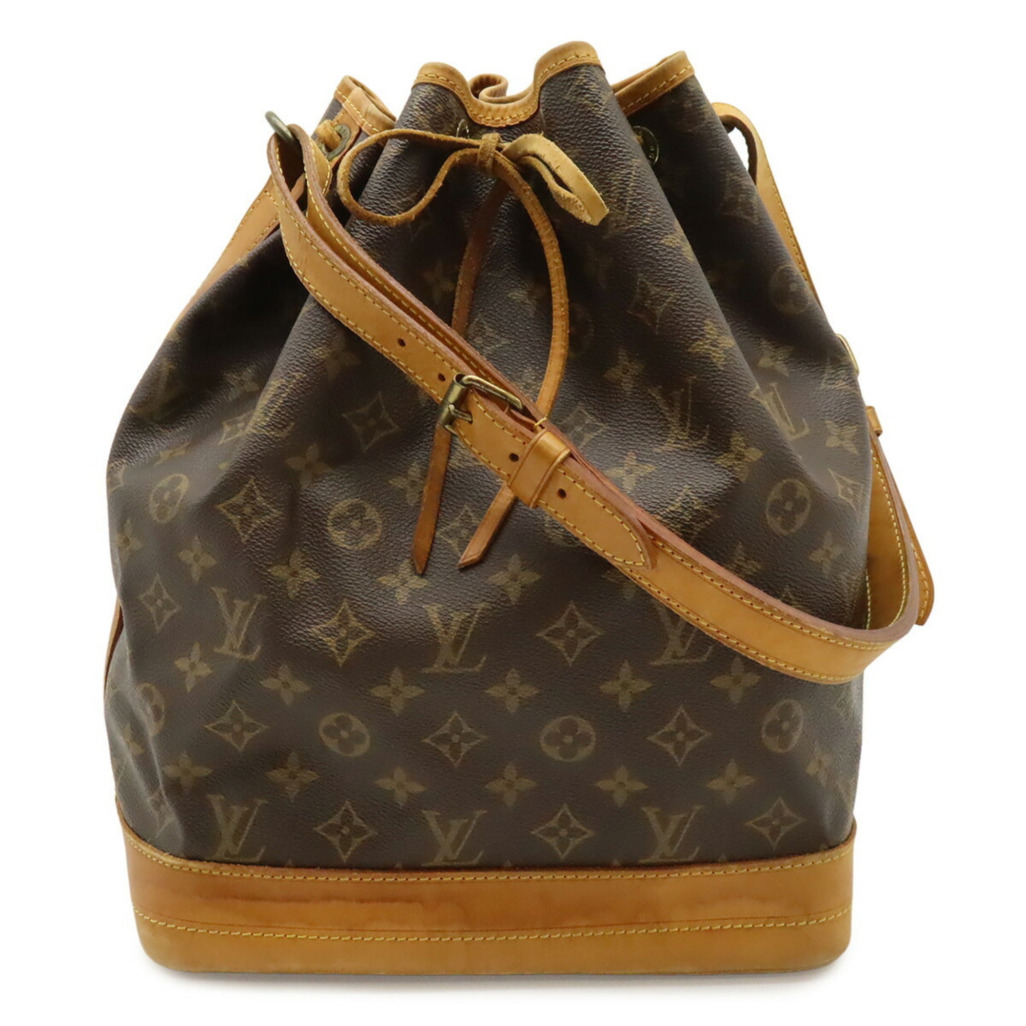 Louis Vuitton Brown Monogram Canvas Shoulder Bag (Pre-Owned)