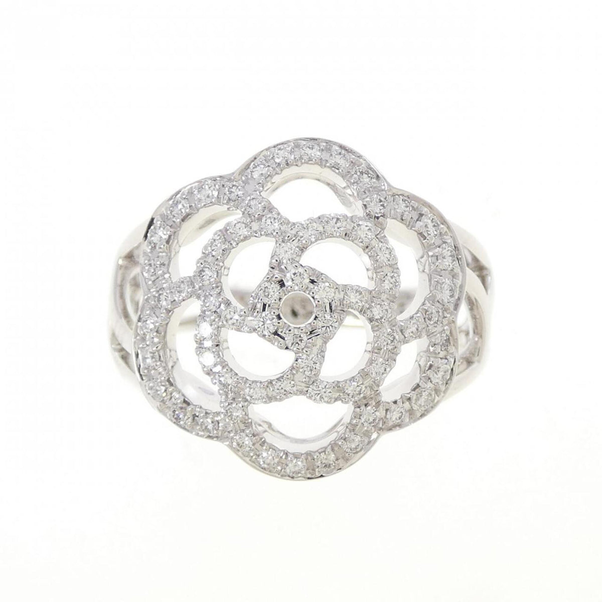 Chanel White Gold (18K) Band Ring (Pre-Owned)