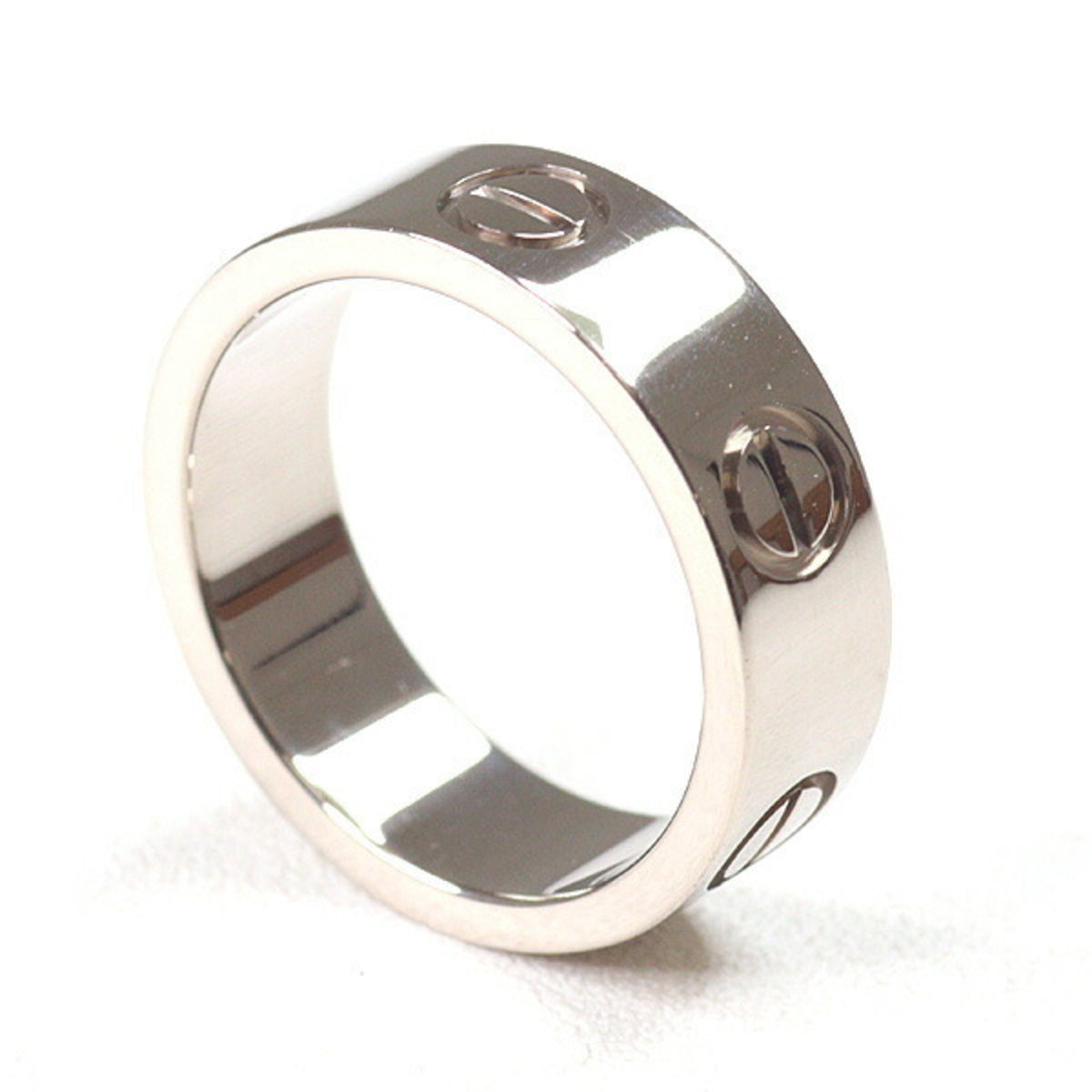 Cartier White Gold White Gold (18K) Band Ring (Pre-Owned)