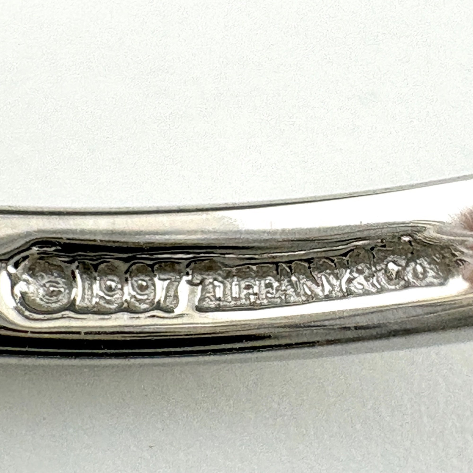 Tiffany Silver Platinum 950 Band Ring (Pre-Owned)