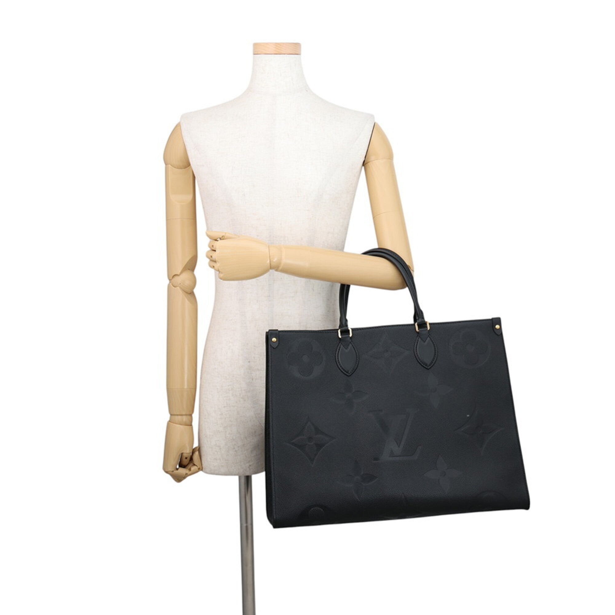 Louis Vuitton Noir Monogram Empreinte Shoulder Bag Tote Bag (Pre-Owned)