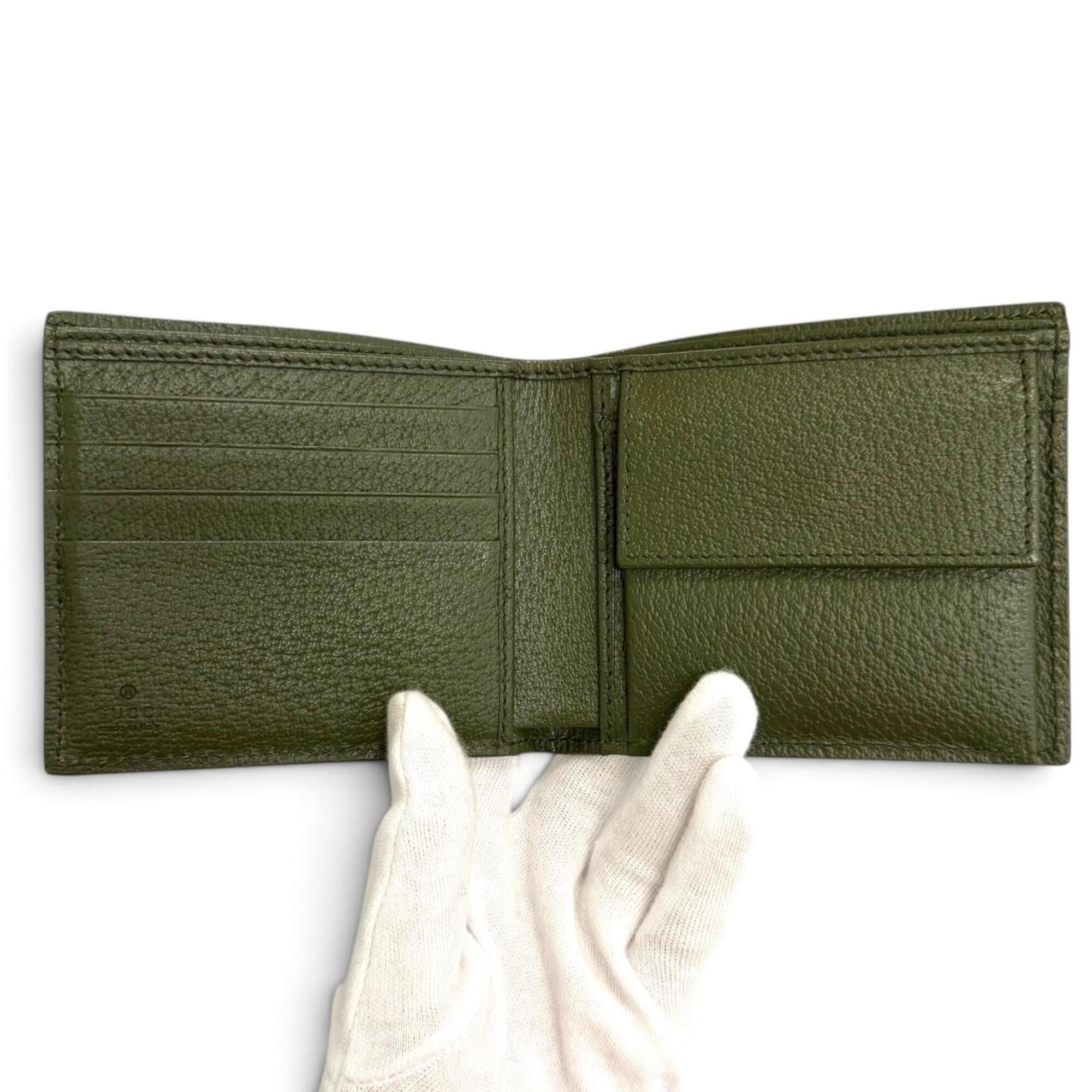 Gucci Gray Gg Supreme Wallet (Bi-Fold) (Pre-Owned)