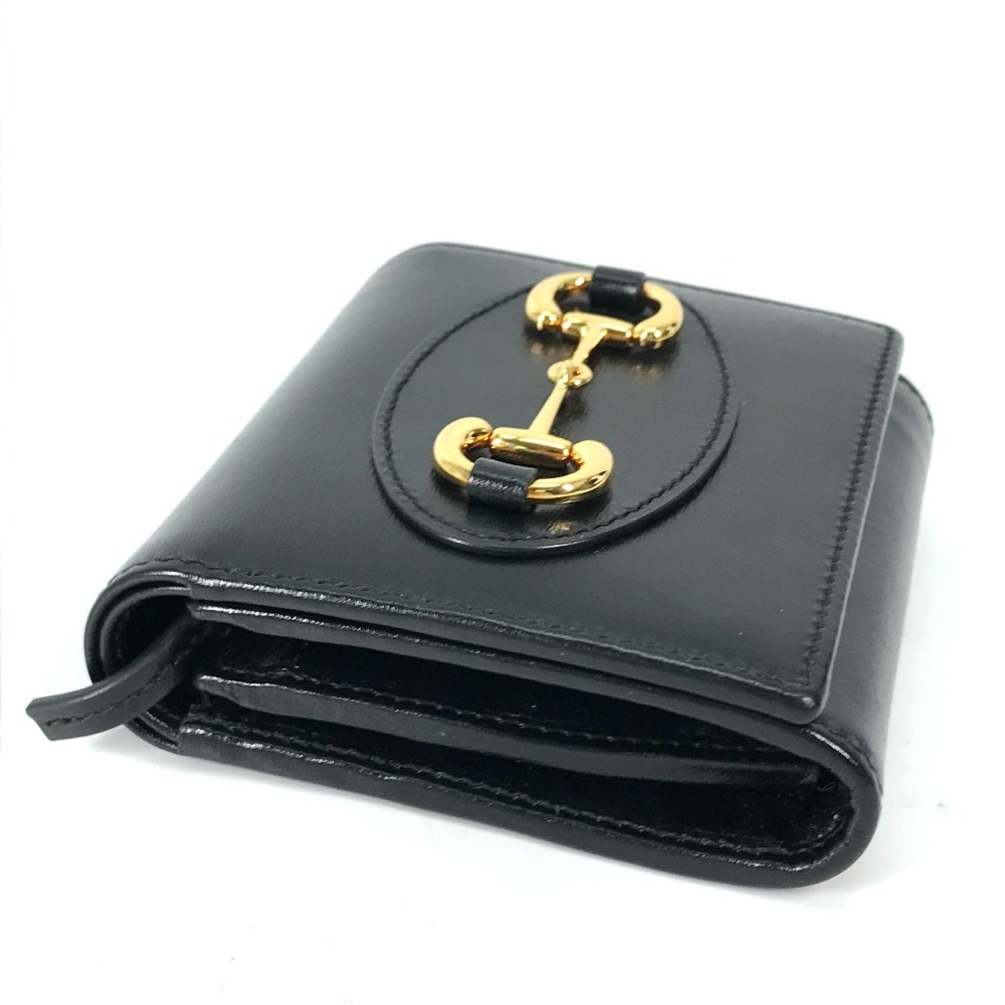 Gucci Black Leather Wallet (Bi-Fold) (Pre-Owned)