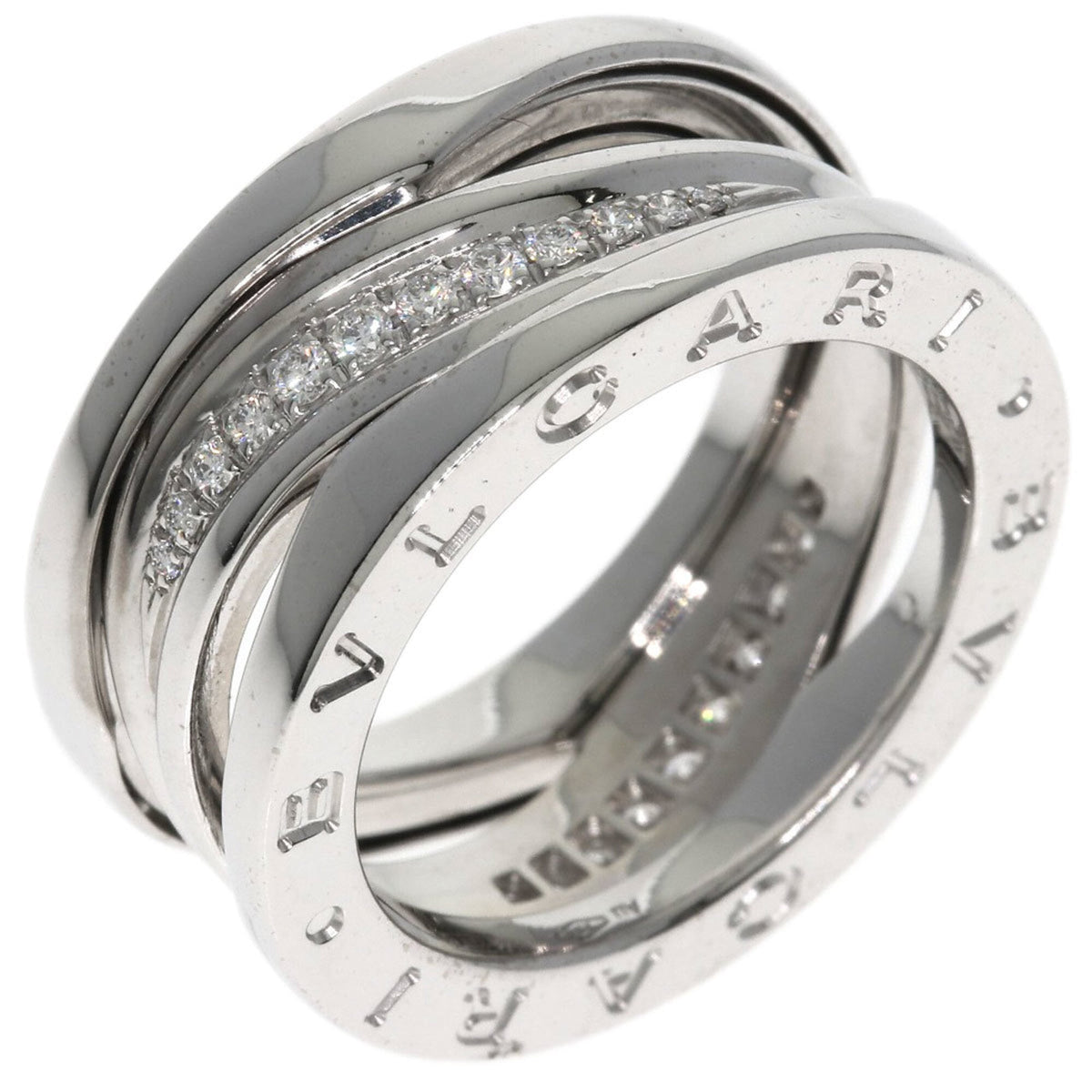 Bvlgari White Gold (18K) Band Ring (Pre-Owned)