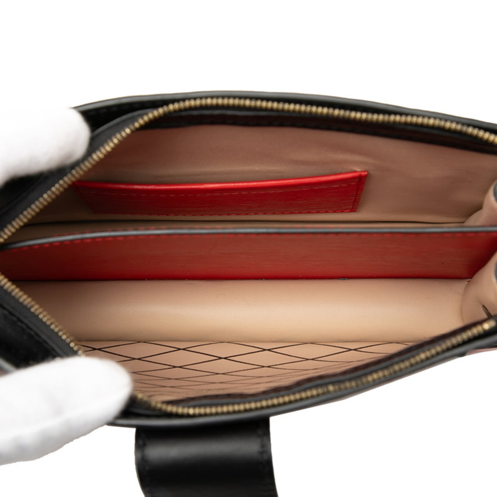 Louis Vuitton Black Rouge Leather Shoulder Bag (Pre-Owned)