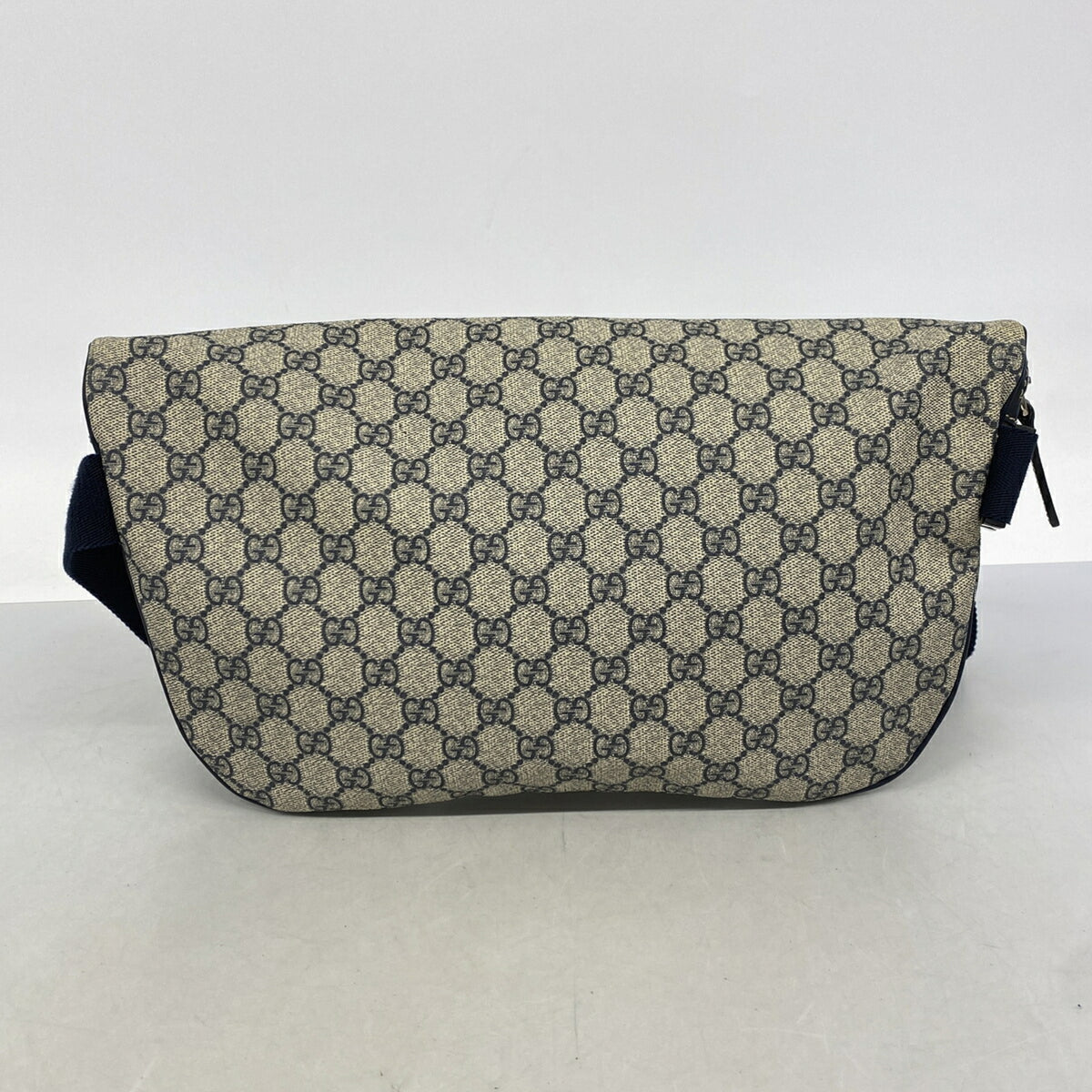 Gucci Brown Navy Pvc Fanny Pack (Pre-Owned)